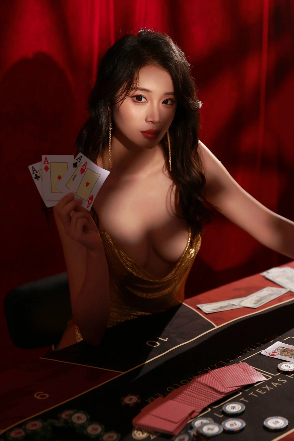 秀人网 南乔 化身性感荷官魅惑私拍写真插图 秀人网 南乔 赌场魅惑私拍写真