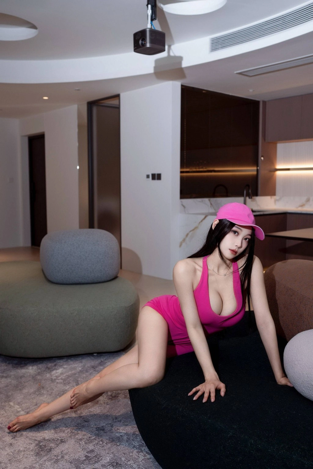 秀人网 清妙 迷人私房写真 玫红紧身瑜伽服插图 秀人网 清妙 迷人私房写真 玫红紧身瑜伽服