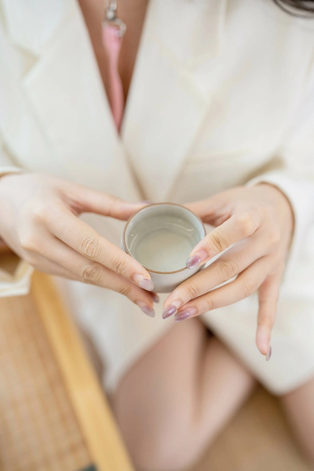 秀人网 袁圆 薄纱蕾丝品茶诱人私房写真