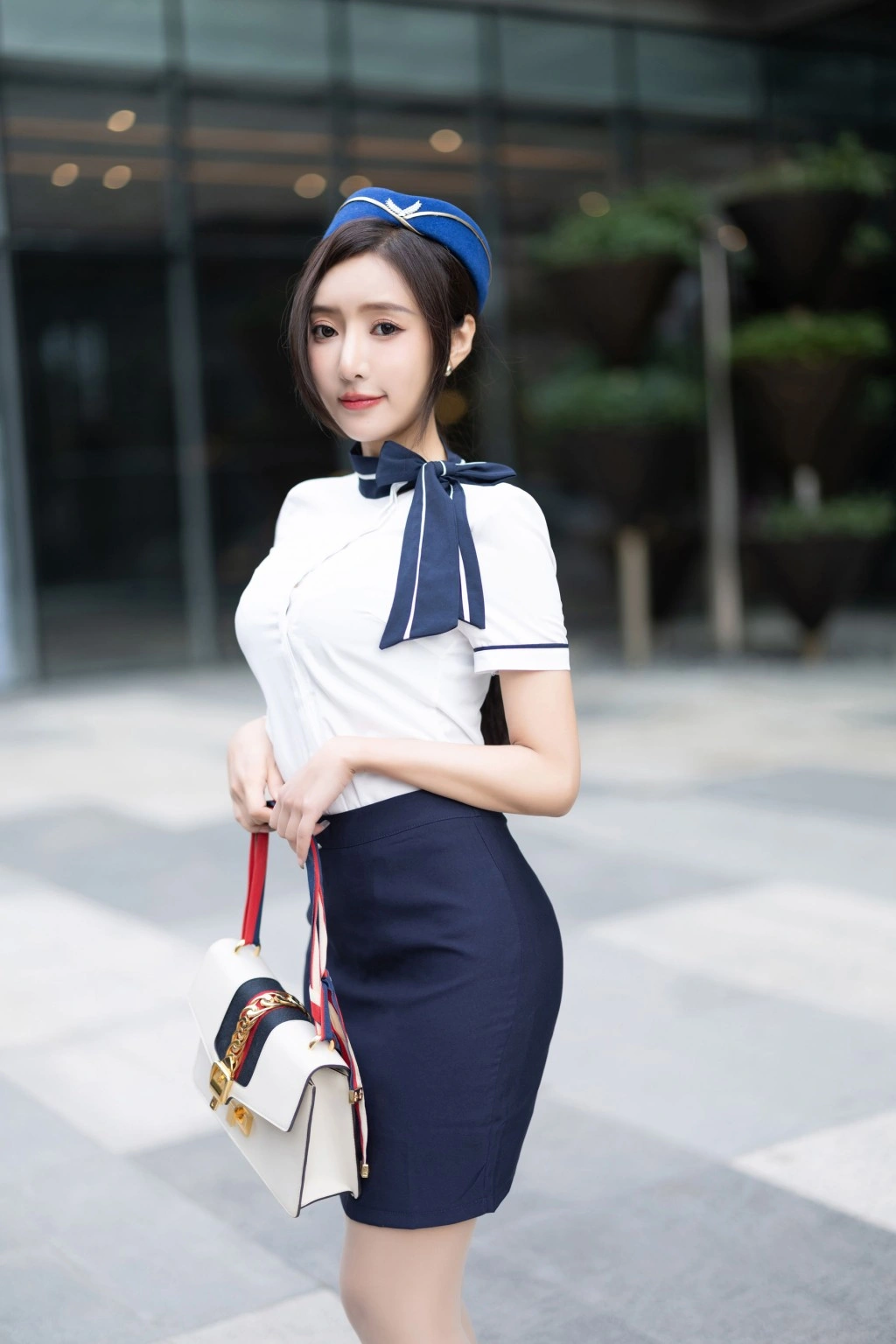 秀人网 王馨瑶 空姐制服魅惑私拍写真