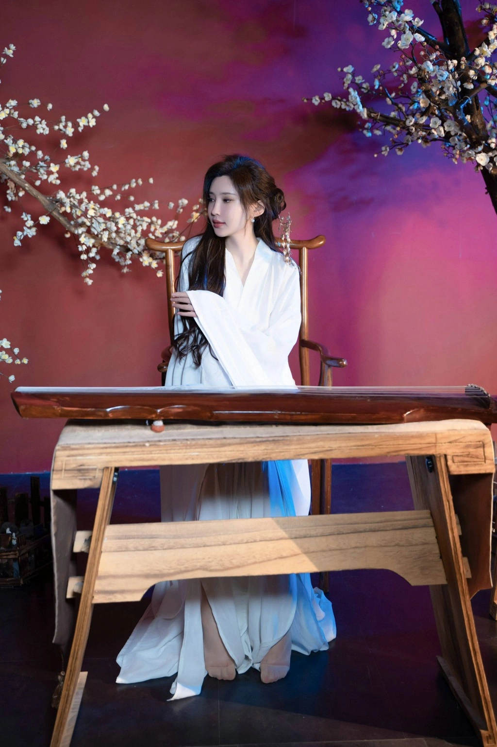秀人网 周妍希 古风唯美私拍 一袭白色汉服尽显柔美