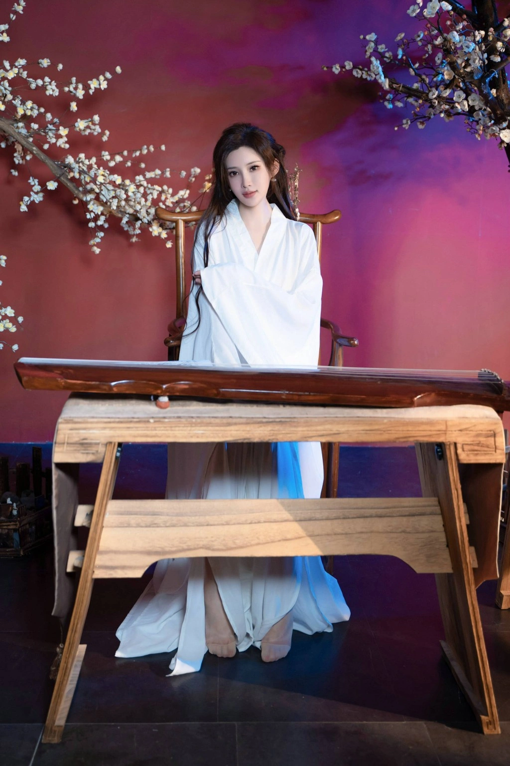 秀人网 周妍希 古风唯美私拍 一袭白色汉服尽显柔美
