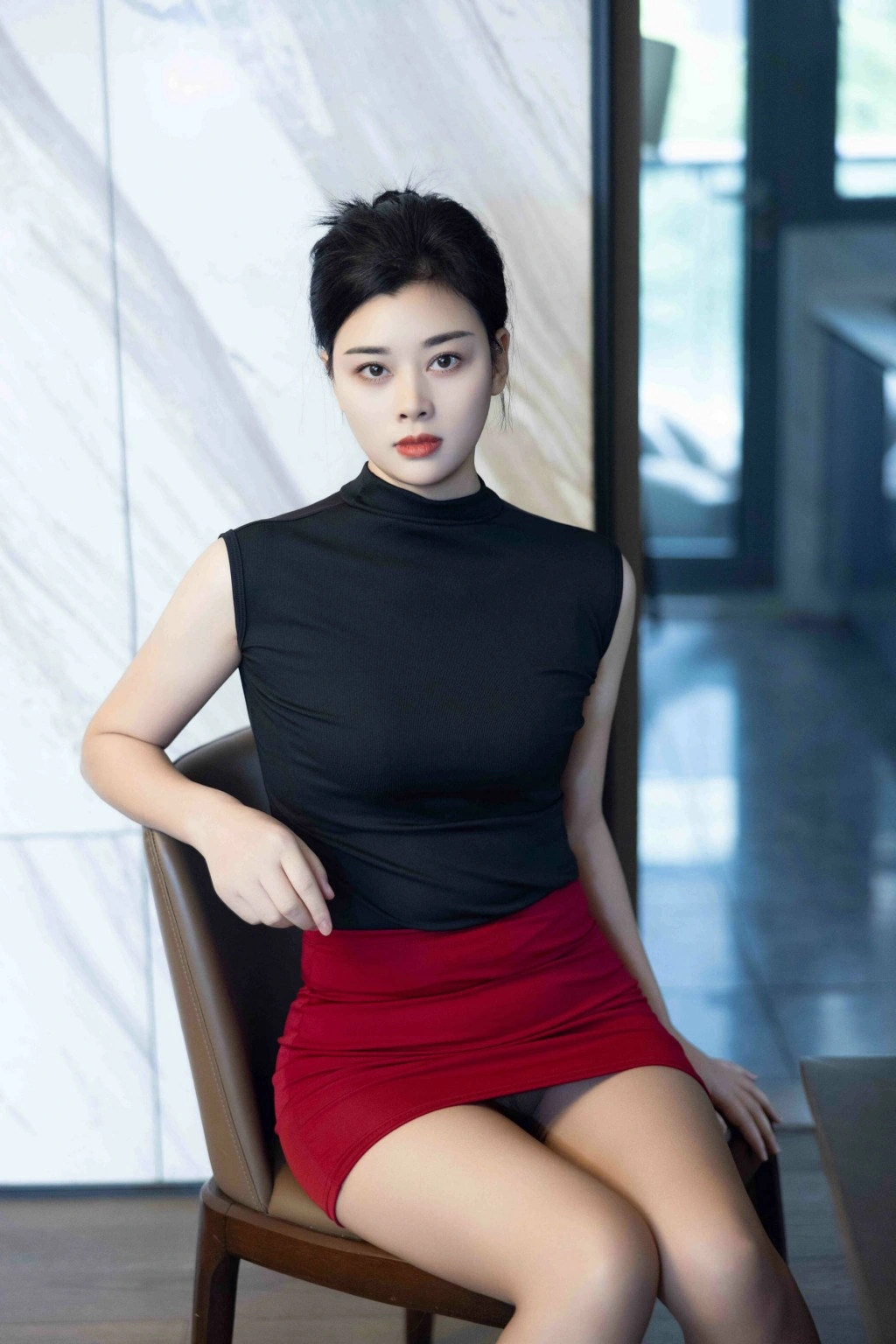 秀人网 徐清妍 魅惑私拍写真 OL黑色丝袜插图 秀人网 徐清妍 魅惑私拍写真 OL黑色丝袜