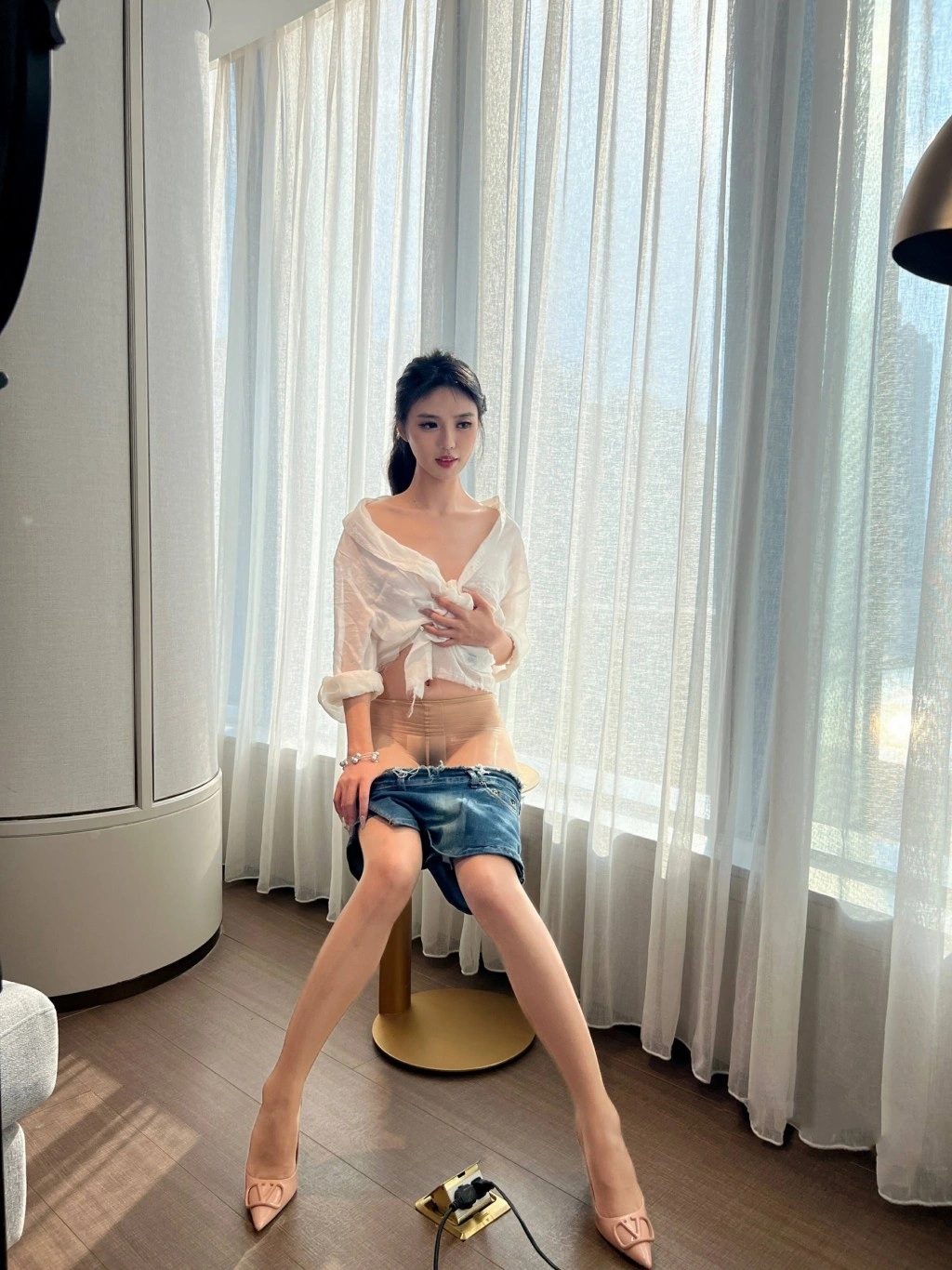 秀人网 浅浅Danny 魅惑私拍写真 黑森林肉丝诱惑