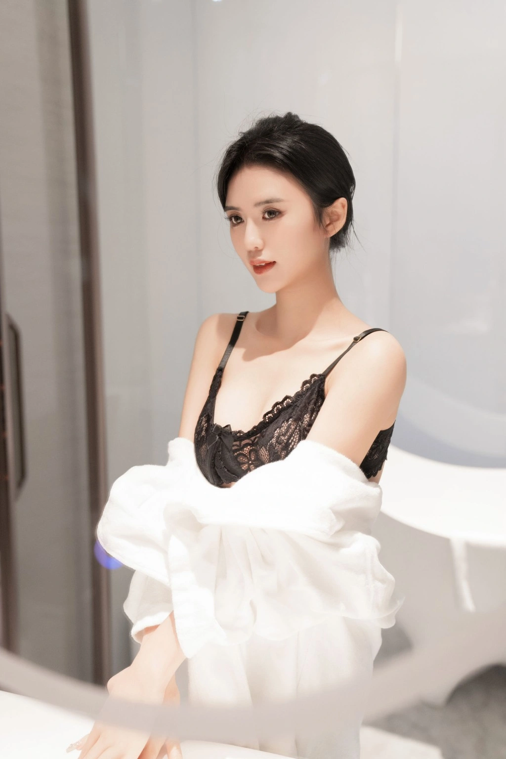 秀人网 浅浅Danny 黑色蕾丝魅惑私拍写真