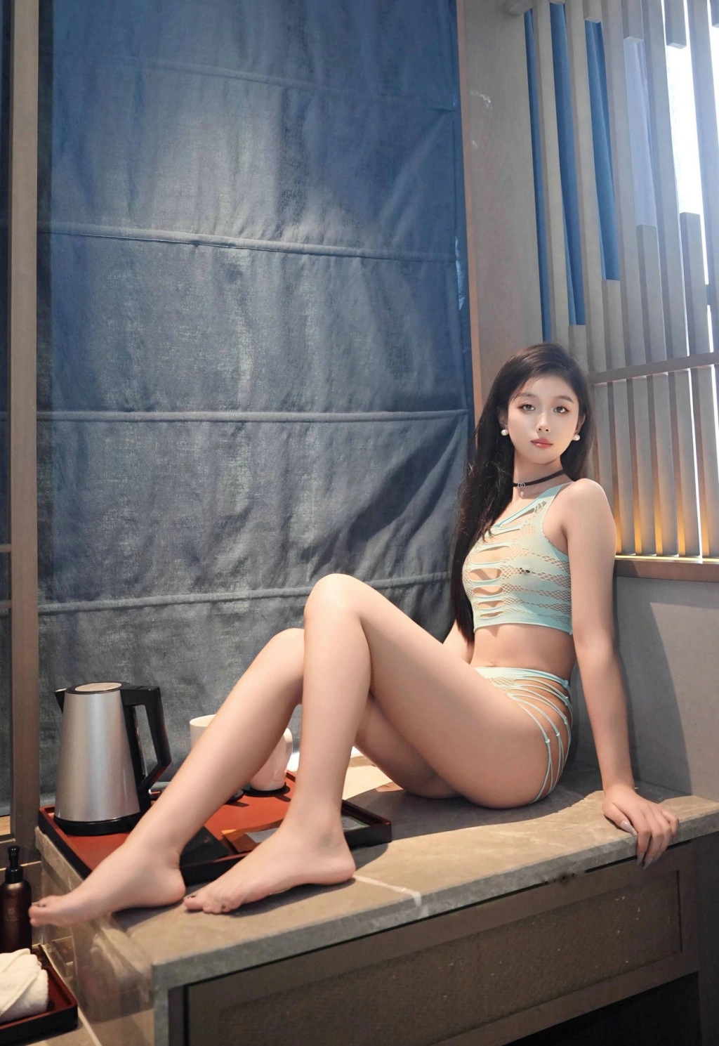 秀人网 江念鱼 绿色风情魅惑私房写真插图 秀人网 江念鱼 绿色风情魅惑私房写真