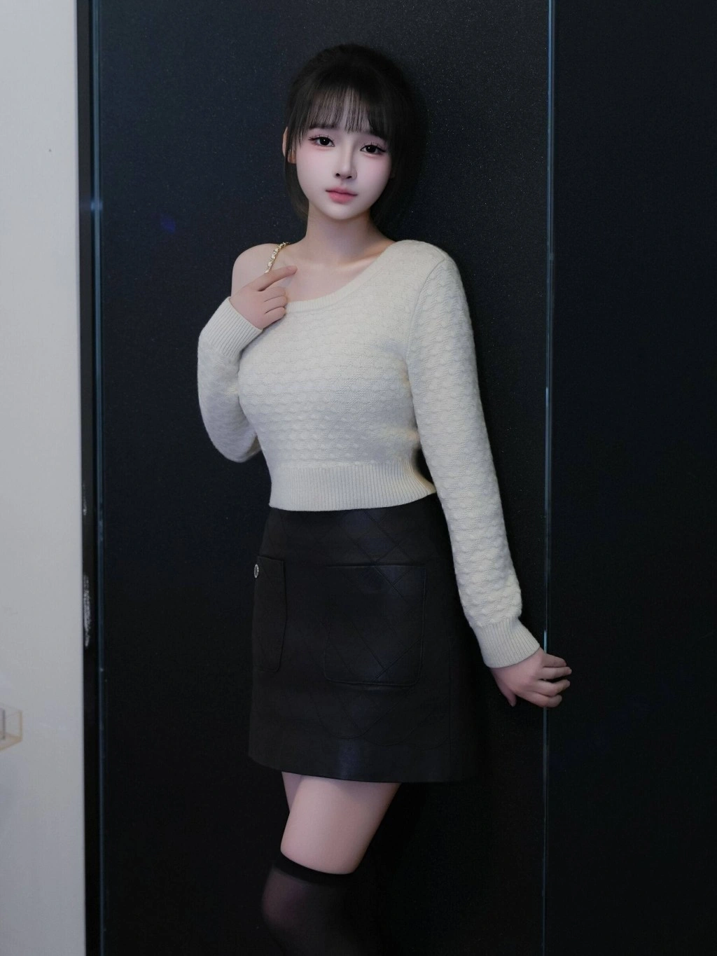 秀人网 沈蜜儿 黑白诱惑 私房写真插图1 秀人网 沈蜜儿 黑白诱惑 私房写真