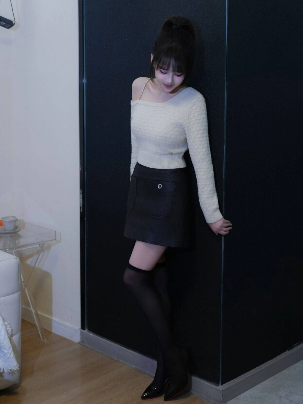 秀人网 沈蜜儿 黑白诱惑 私房写真