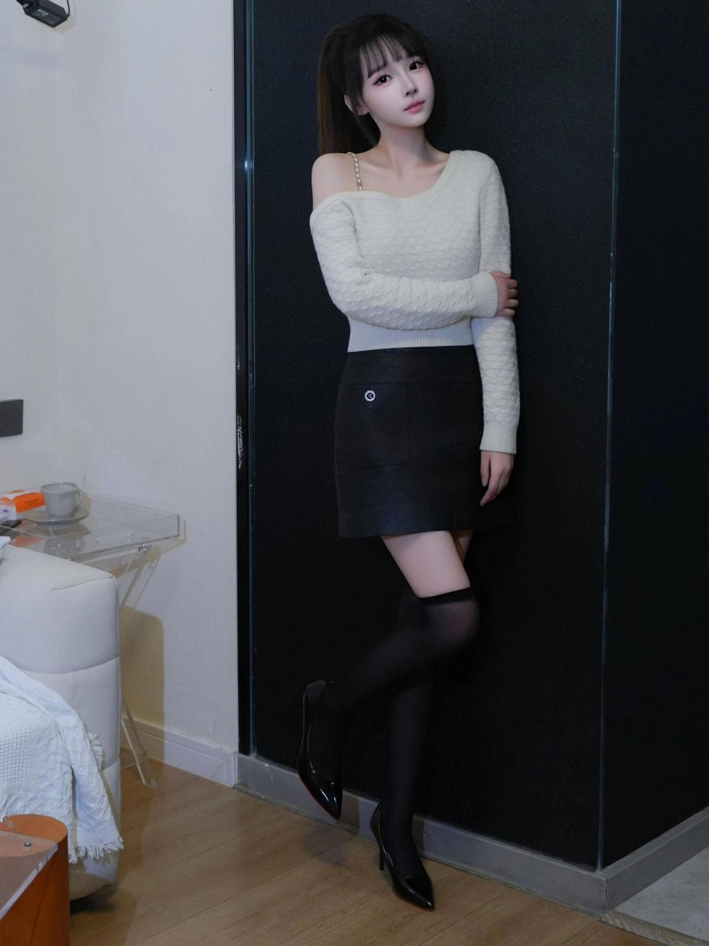 秀人网 沈蜜儿 黑白诱惑 私房写真