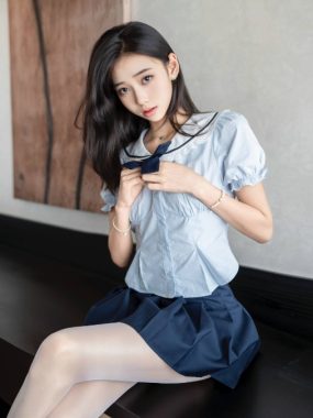 秀人网 时安安 白丝魅惑私拍写真