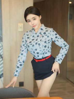 秀人网 袁圆 性感空姐魅惑私拍写真