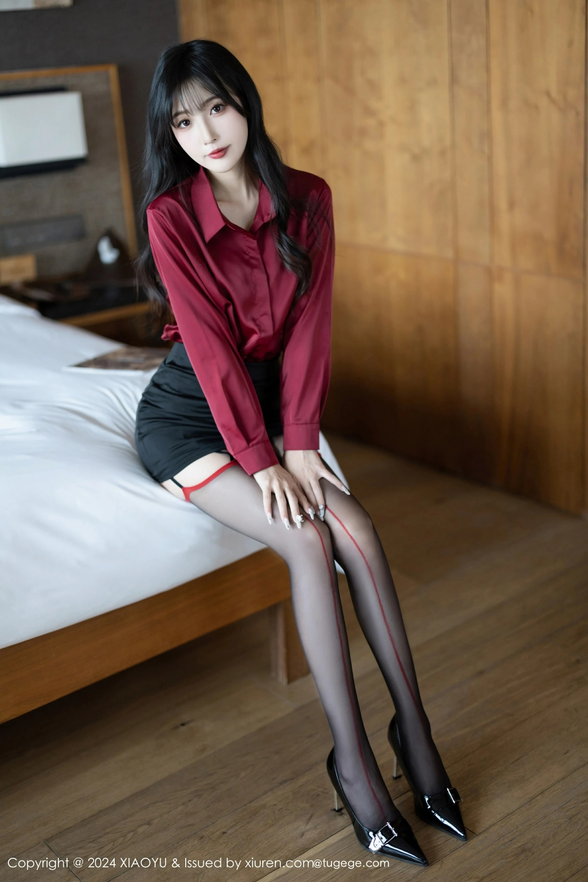 [XIAOYU语画界] VOL.1222 林星阑 性感黑色内衣 魅惑黑丝 哈尔滨旅拍写真 [88张]插图1