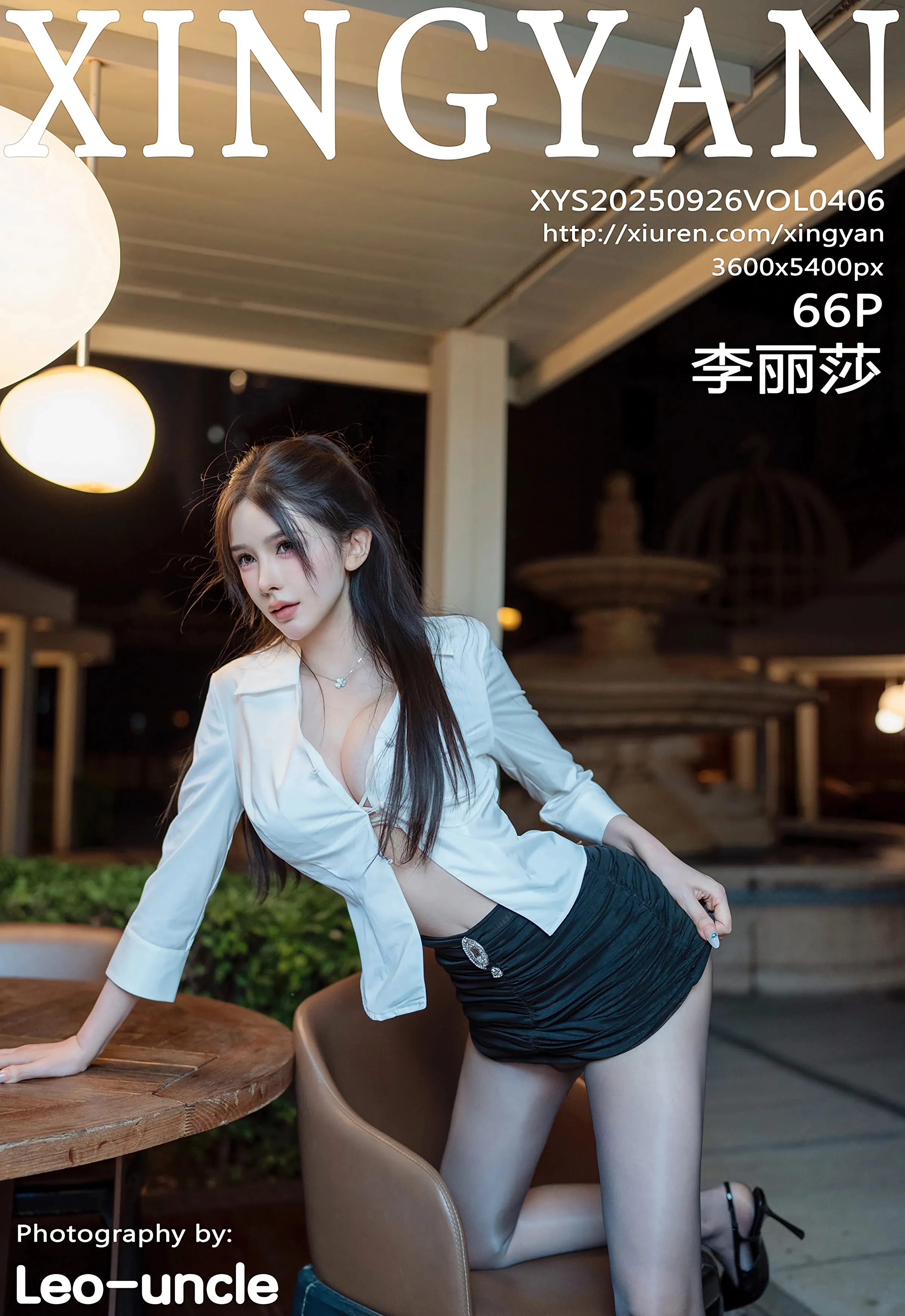 [XINGYAN星颜社] VOL.406 李丽莎 白色衬衫 魅惑黑丝 性感写真 [66张]插图