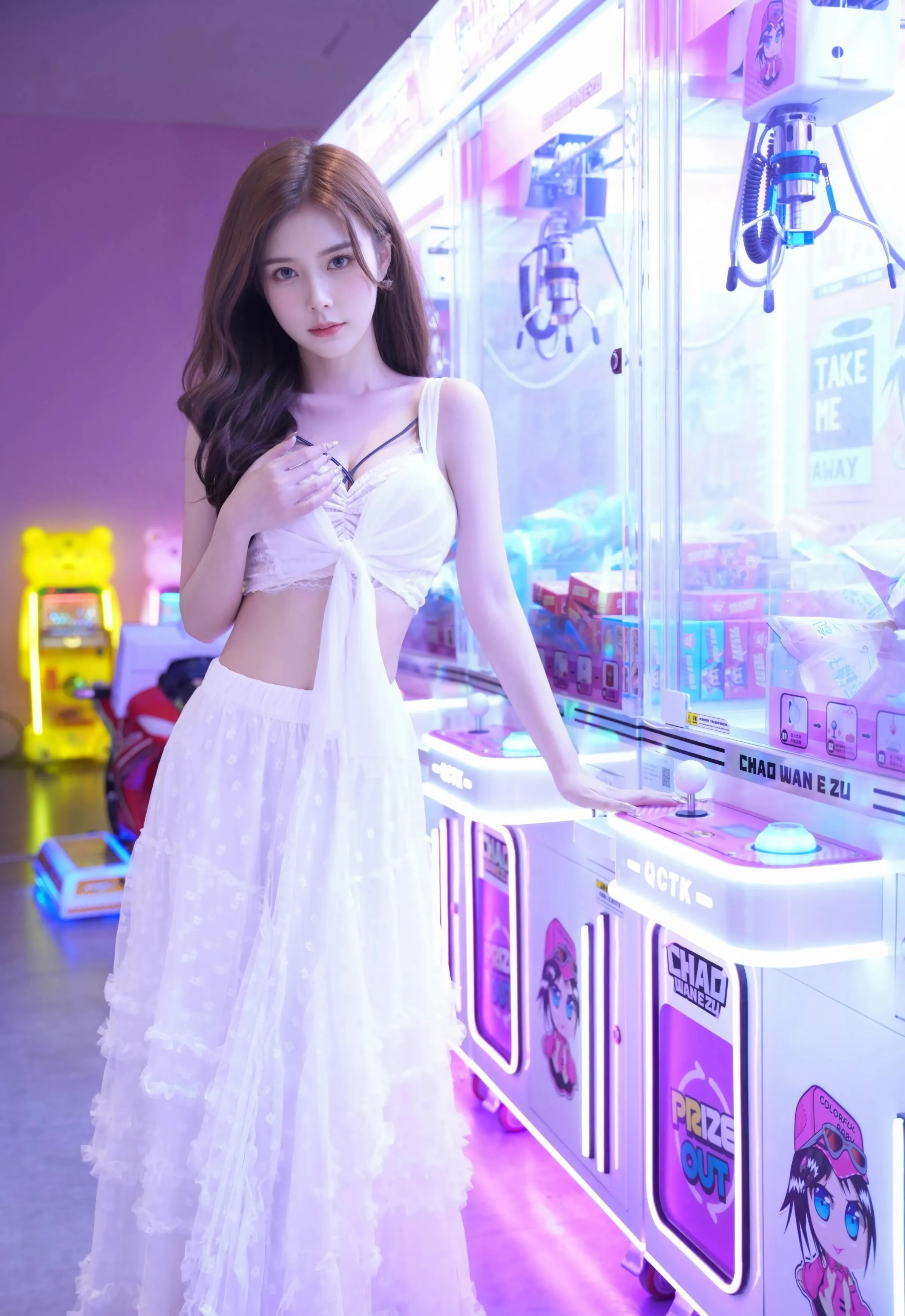 [XiuRen秀人网] No.10791 拍黄瓜girl 白色连衣裙 性感写真 [74张]