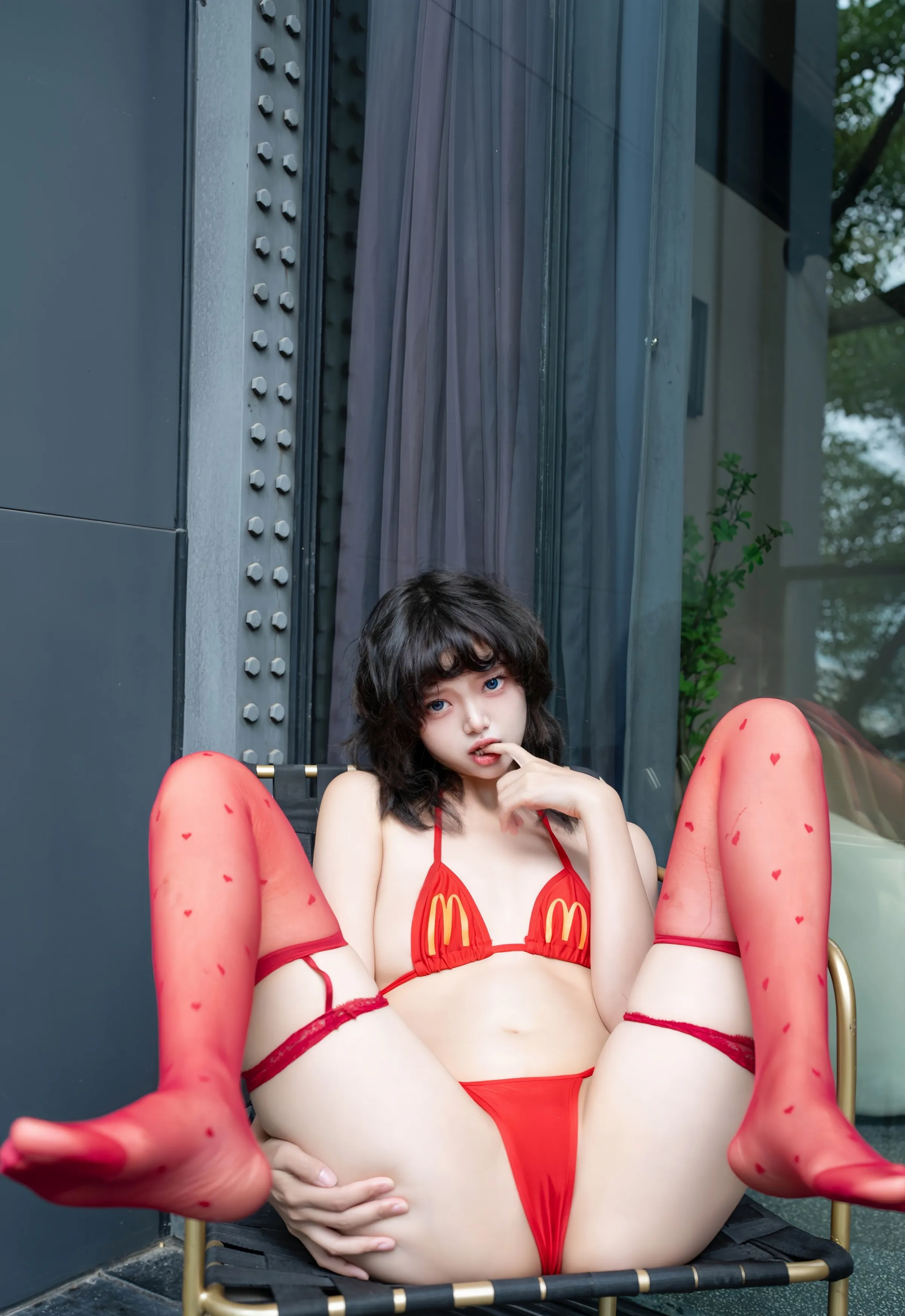 [XINGYAN星颜社] VOL.403 白虎巧巧 红色内衣 性感写真 [61张]插图