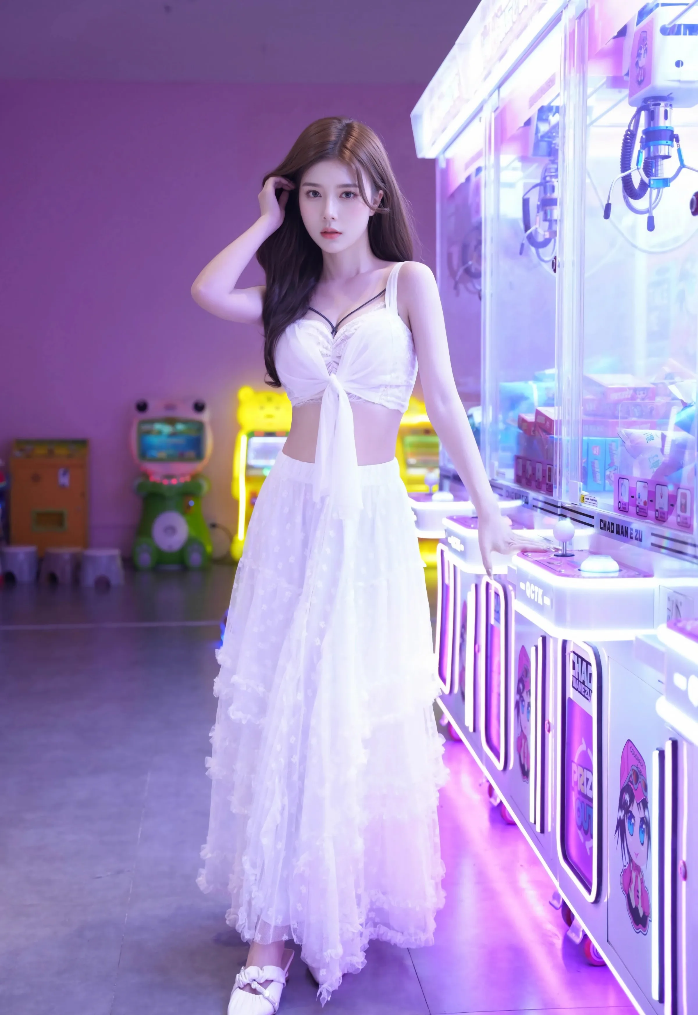 [XiuRen秀人网] No.10791 拍黄瓜girl 白色连衣裙 性感写真 [74张]