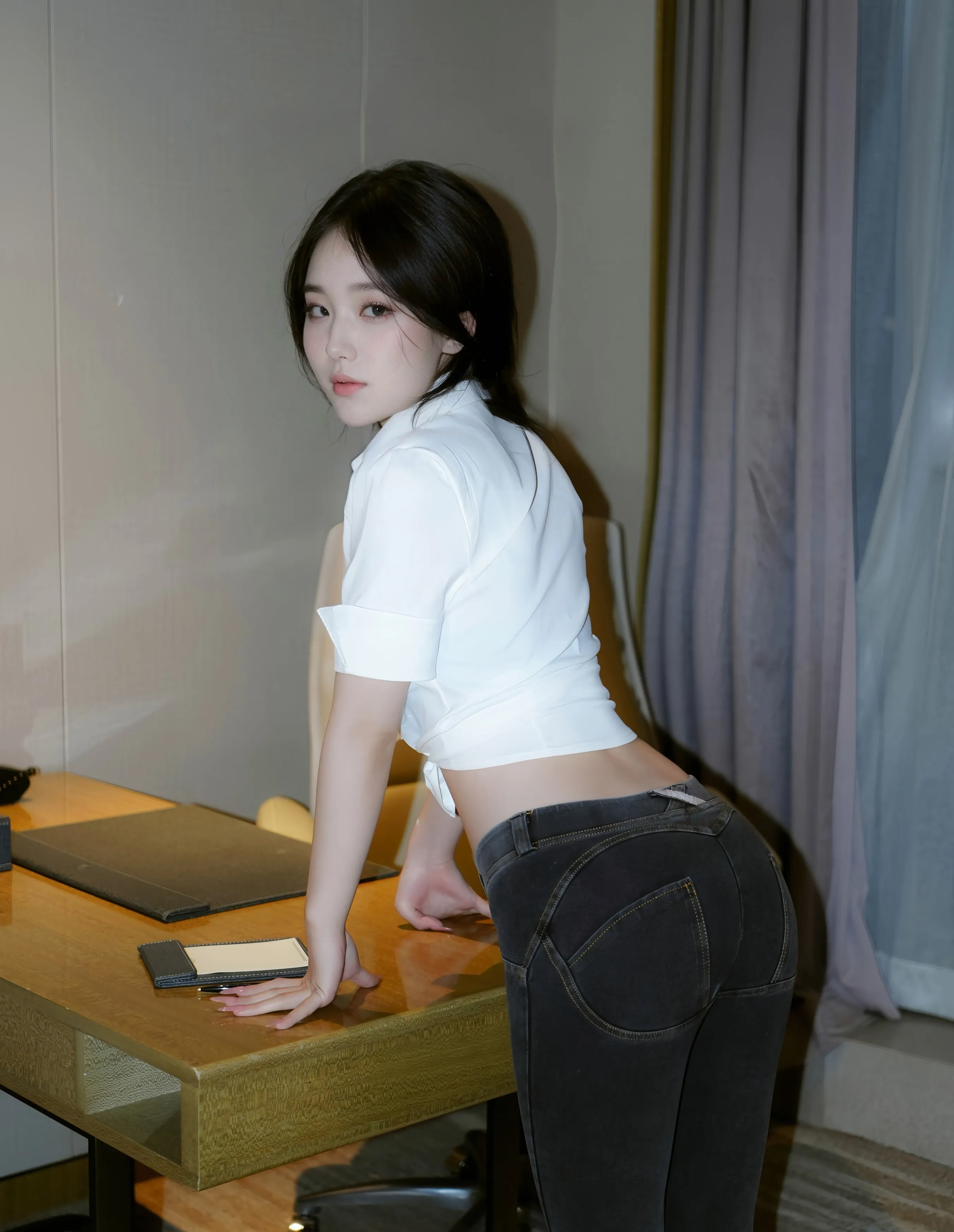 [XiuRen秀人网] No.10785 汁汁 蓝灰色内衣 性感写真 [76张]