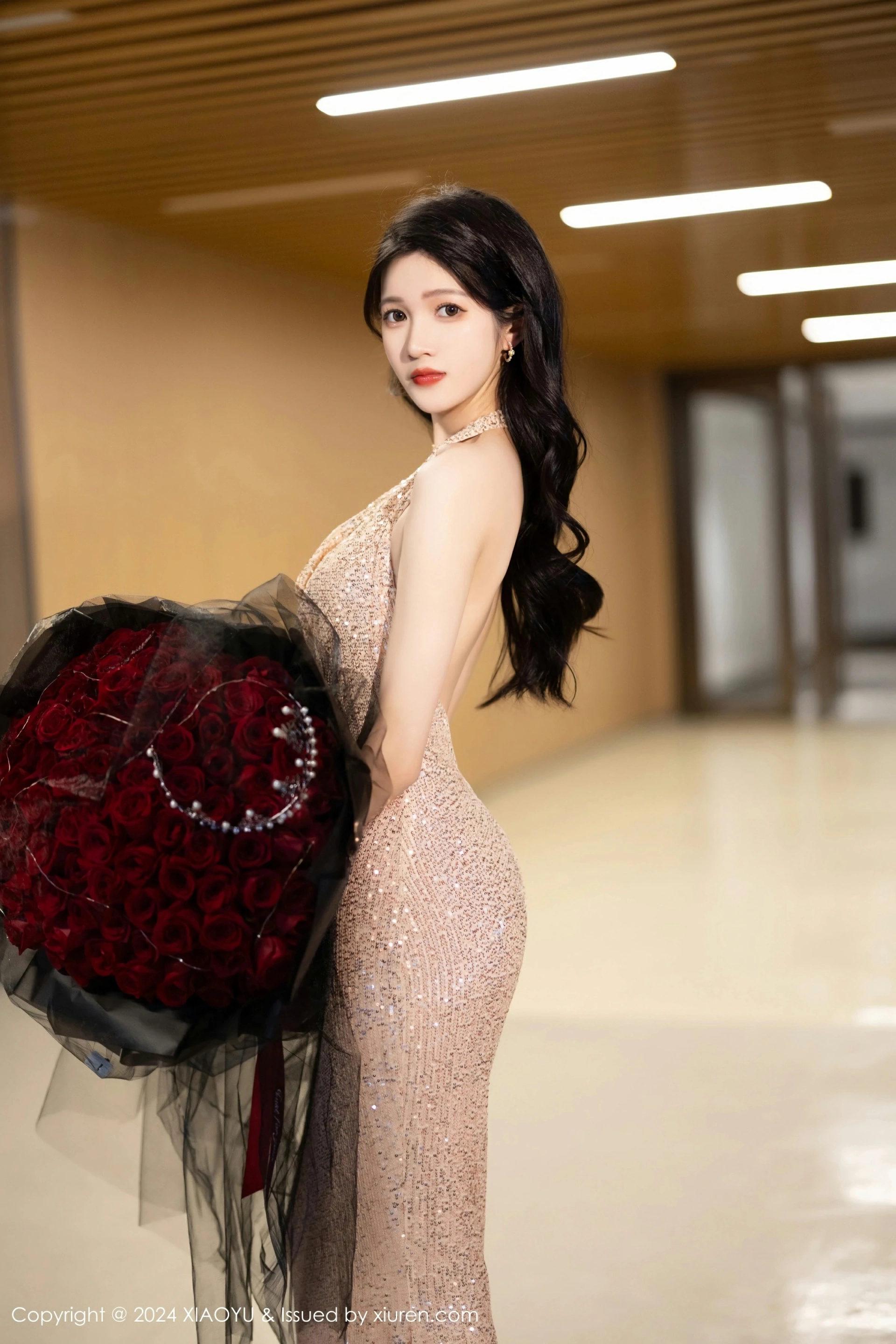 [XIAOYU语画界] VOL.1195 程程程- 黑色轻透服饰 魅惑黑丝 性感写真 [91张]插图
