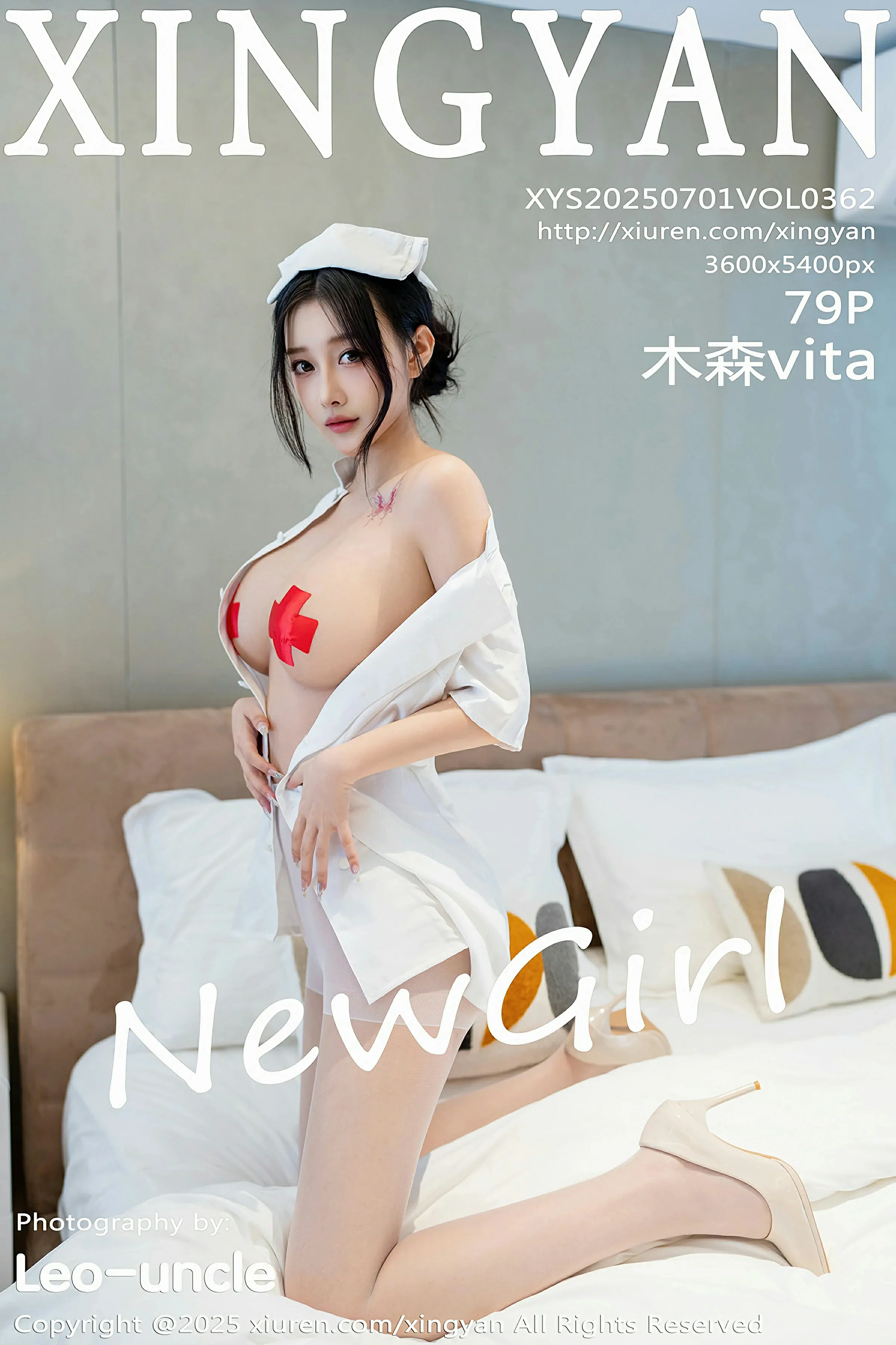 [XINGYAN星颜社] VOL.362 木森vita 新人首套写真 性感白色护士制服 [79张]插图