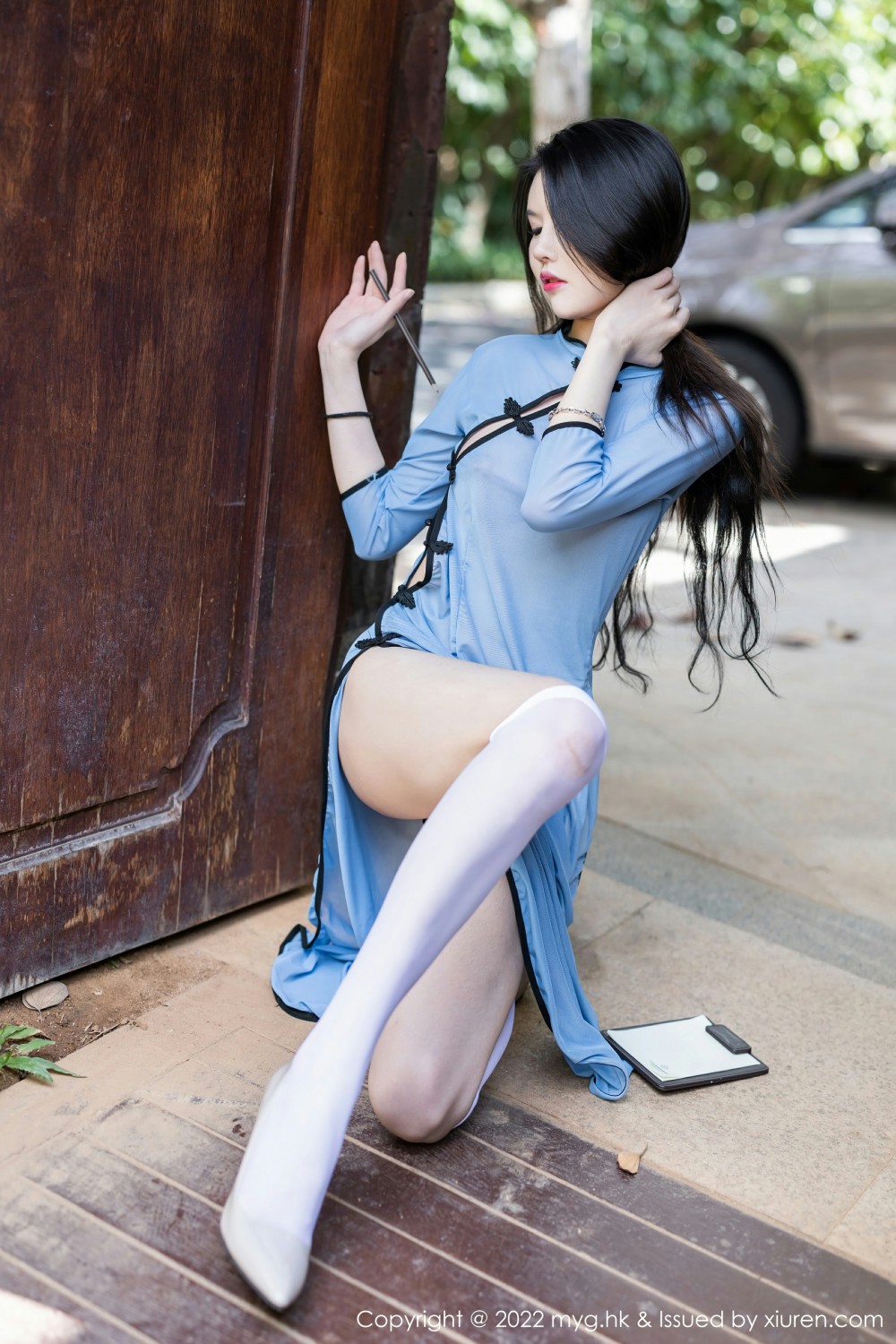 [MyGirl美媛馆] VOL.622 媛媛酱belle 民国学生装服饰 [100张]插图
