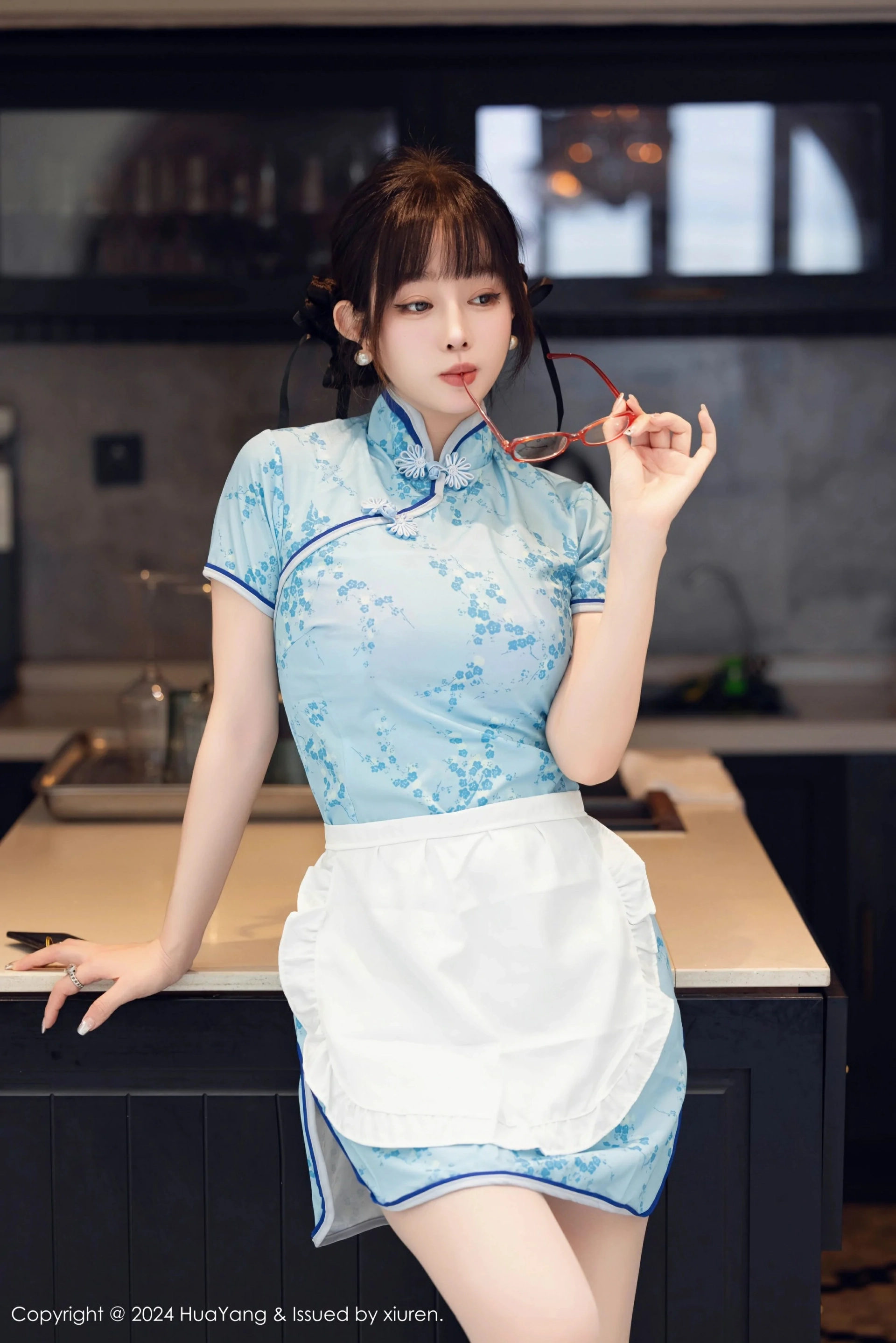 [HuaYang花漾写真] VOL.593 王雨纯 性感淡绿色露肩连衣长裙 大理旅拍写真 [93张]插图1