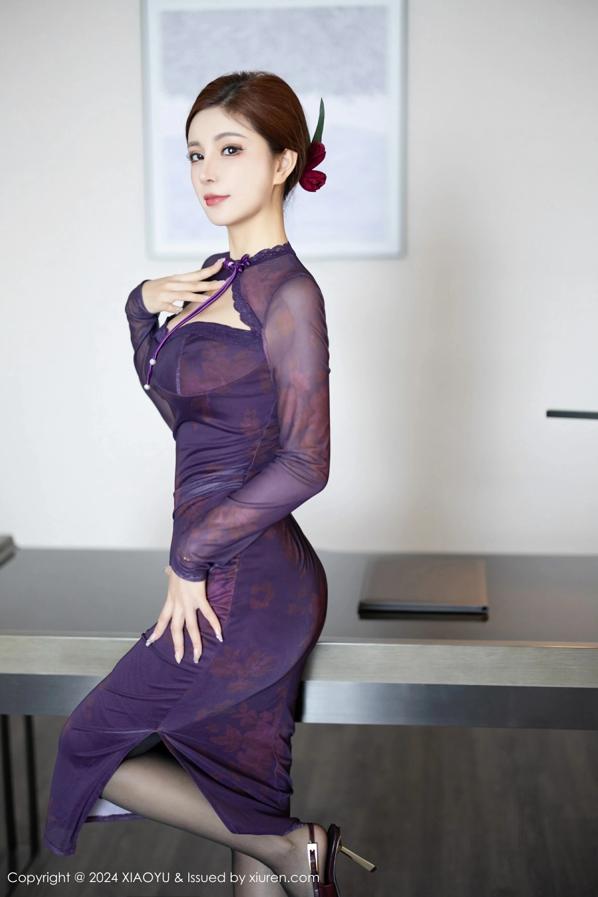 [XIAOYU语画界] VOL.1211 小蛮妖Yummy 性感黑色服饰 海南旅拍写真 [83张]插图1