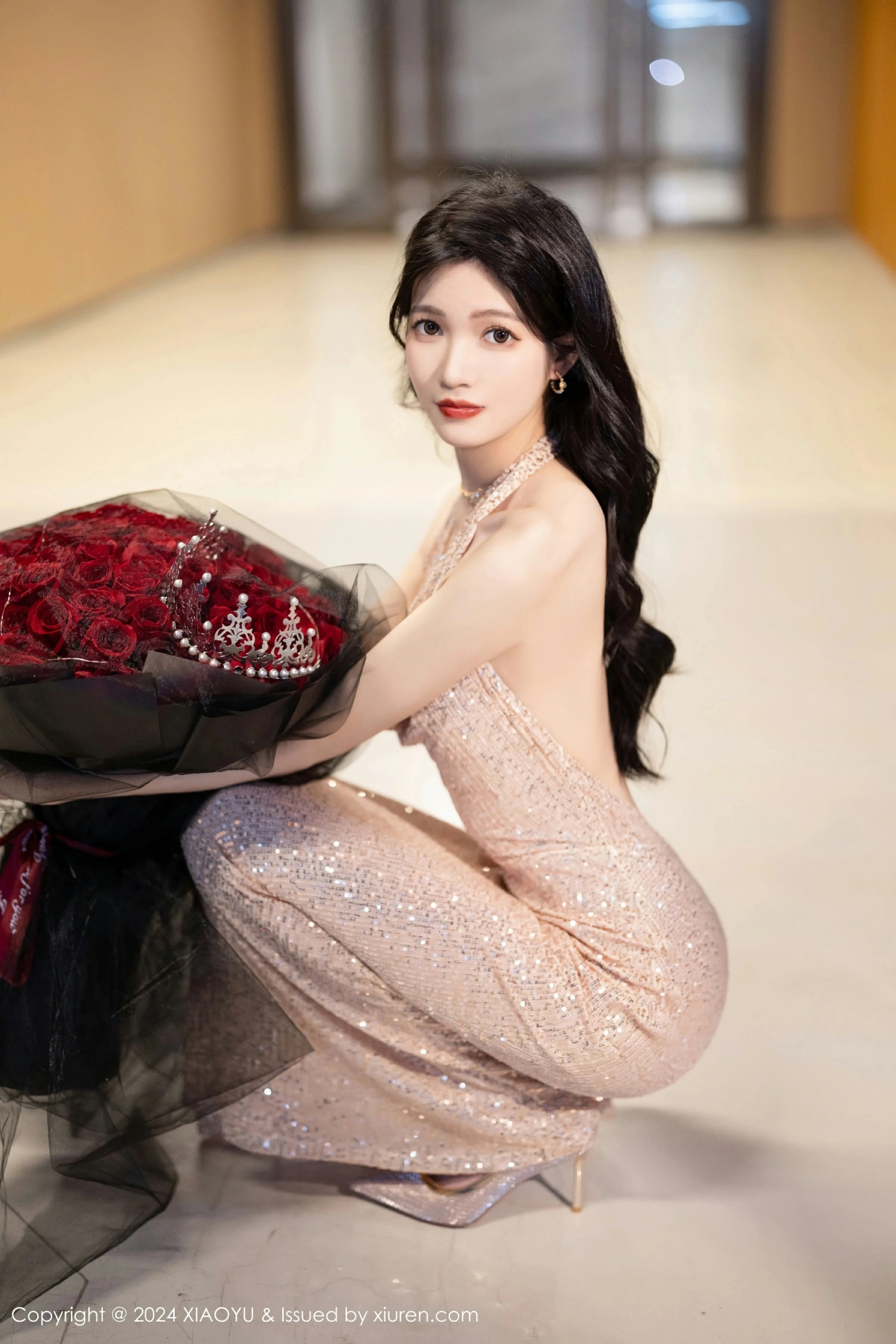 [XIAOYU语画界] VOL.1195 程程程- 黑色轻透服饰 魅惑黑丝 性感写真 [91张]插图1