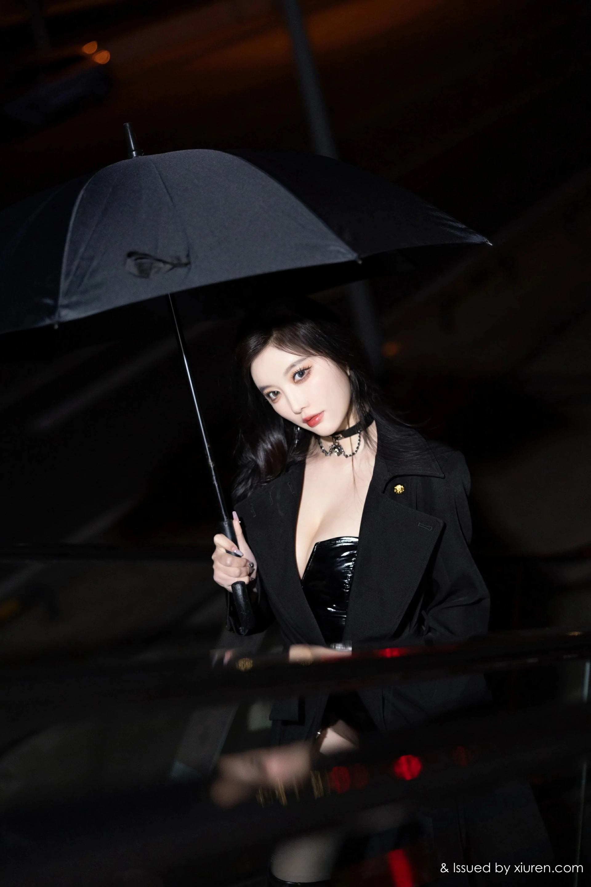 [XIAOYU语画界] VOL.1241 杨晨晨Yome 性感黑色皮质内衣 哈尔滨旅拍写真 [85张]插图