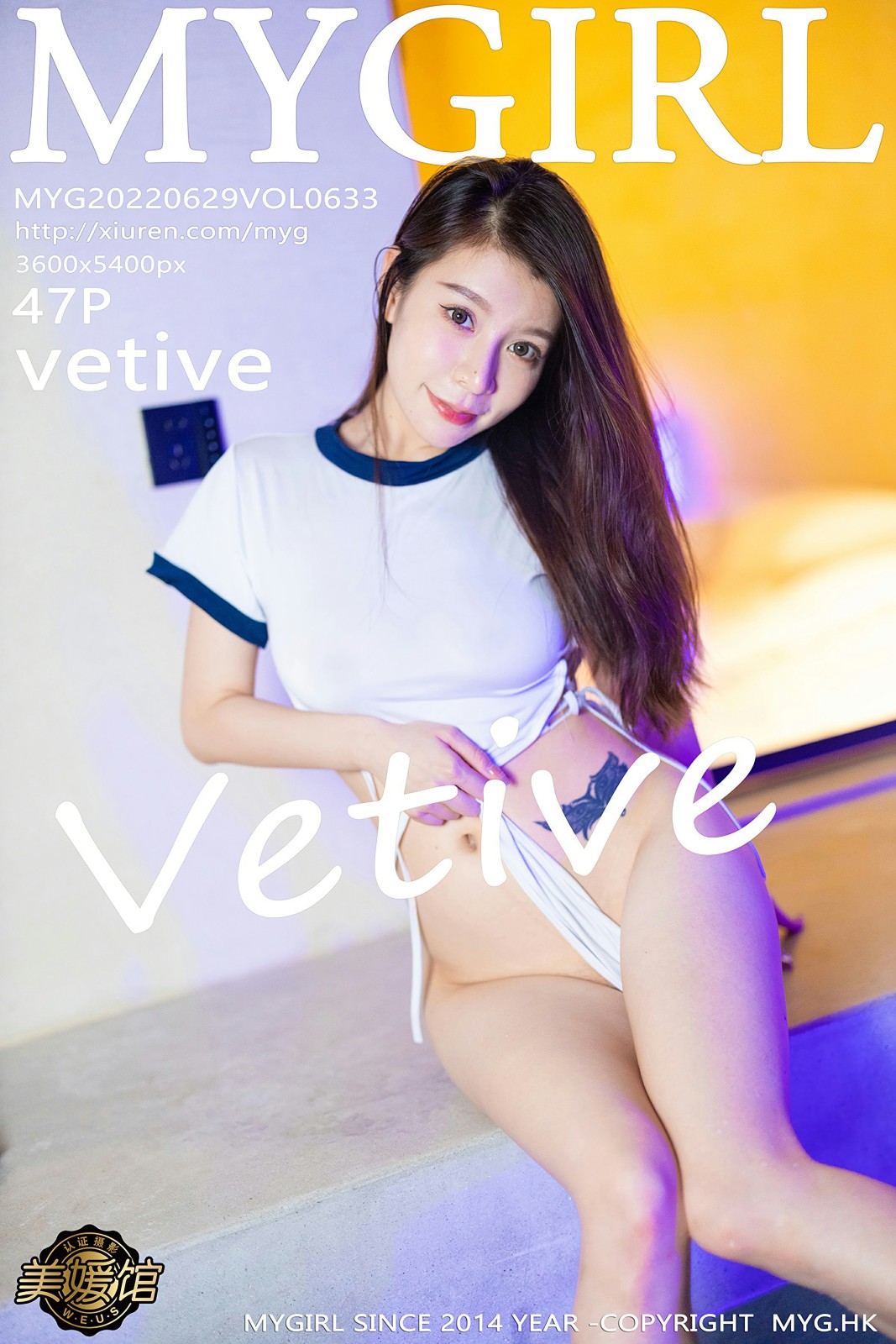 [MyGirl美媛馆] VOL.633 vetive 酒店大浴缸拍摄 性感写真[47张]插图