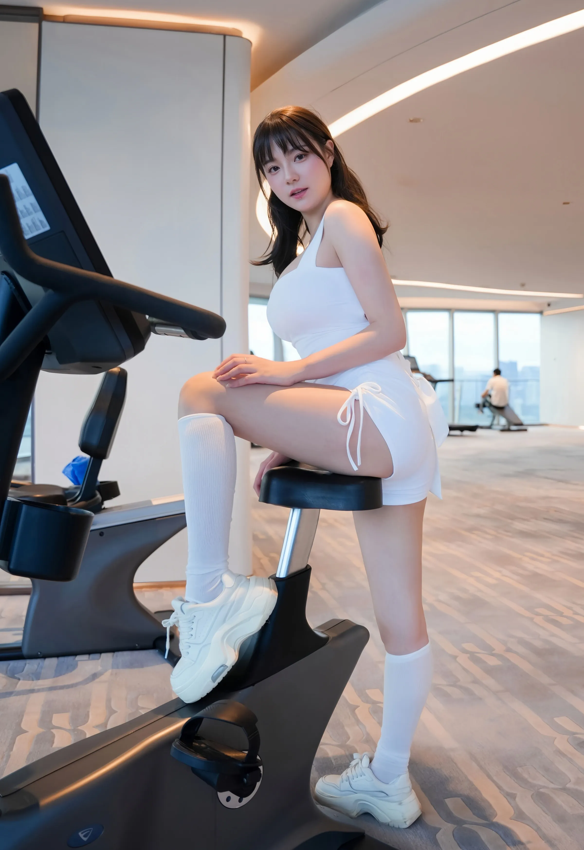 [XiuRen秀人网] No.10808 软情 白色运动服 性感写真 [81张]