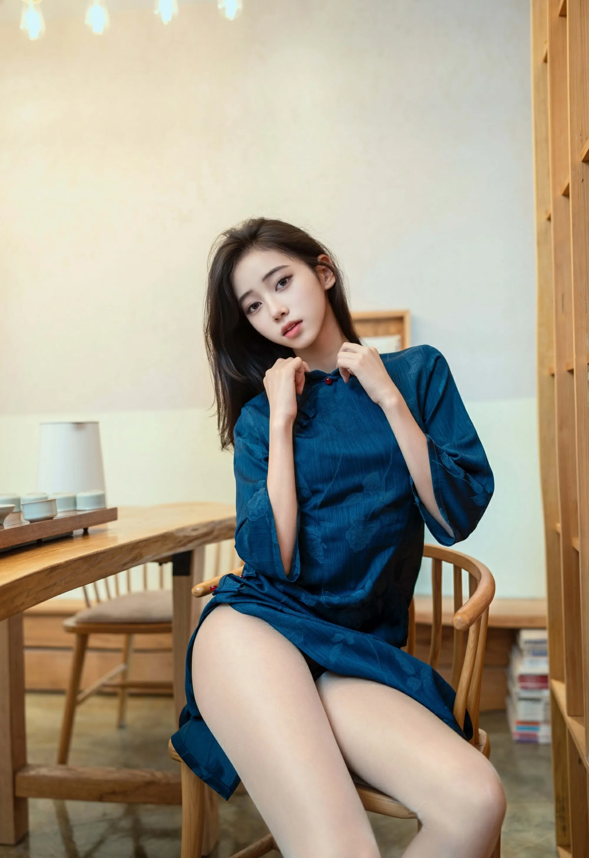 [XINGYAN星颜社] VOL.390 时安安 深色旗袍 性感写真 [67张]插图