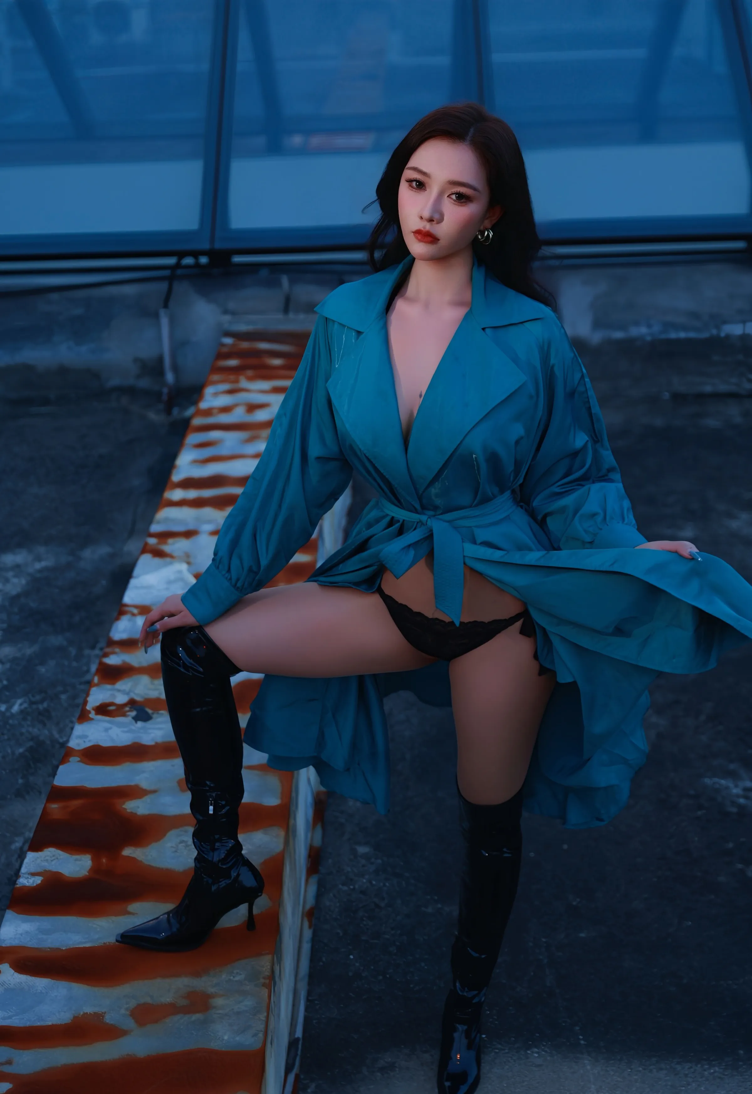 [XiuRen秀人网] No.10776 娜比 黑色内衣 性感写真 [82张]插图1