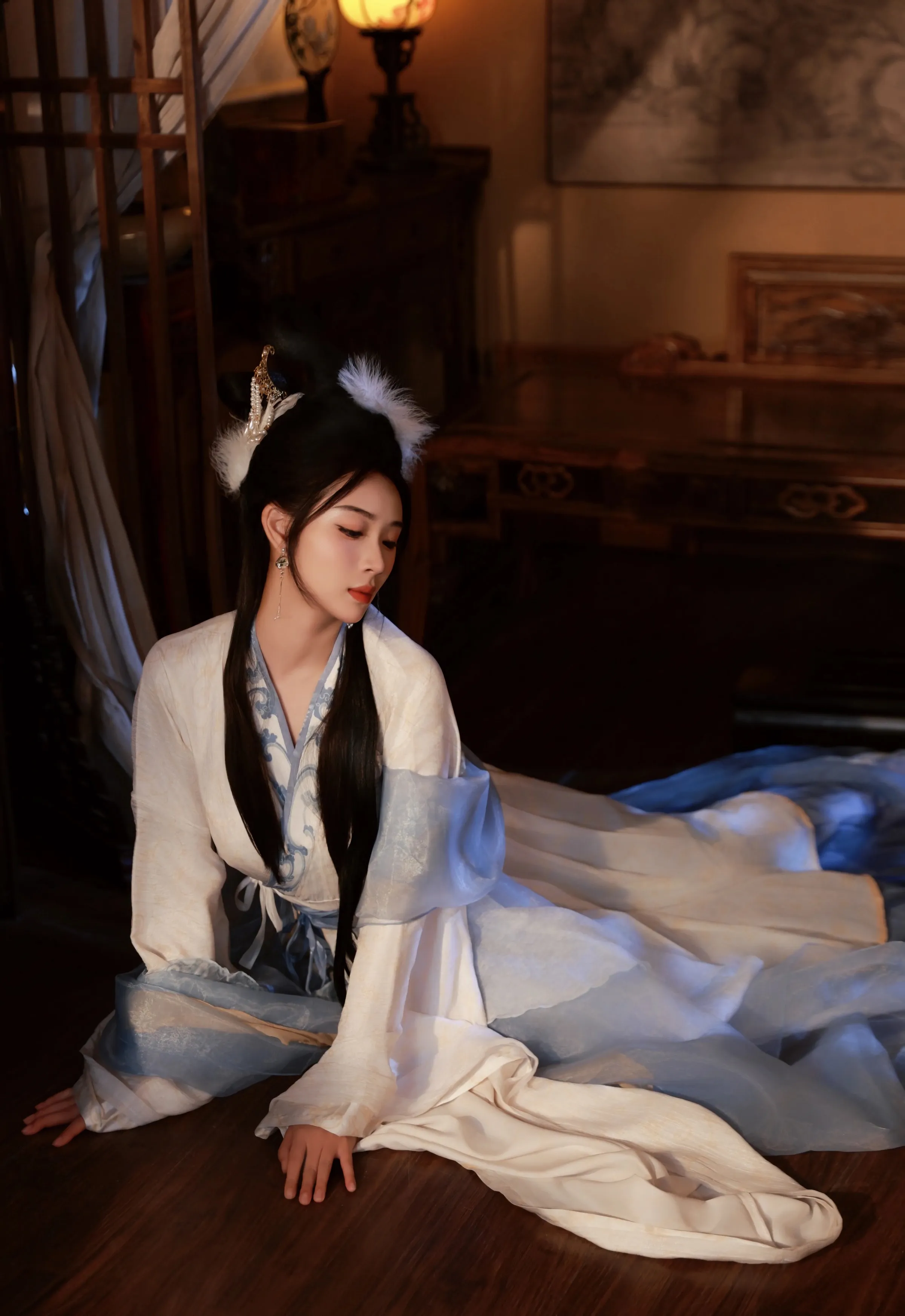 [XiuRen秀人网] No.10835 南乔 性感汉服 中秋主题 性感写真 [76张]插图1