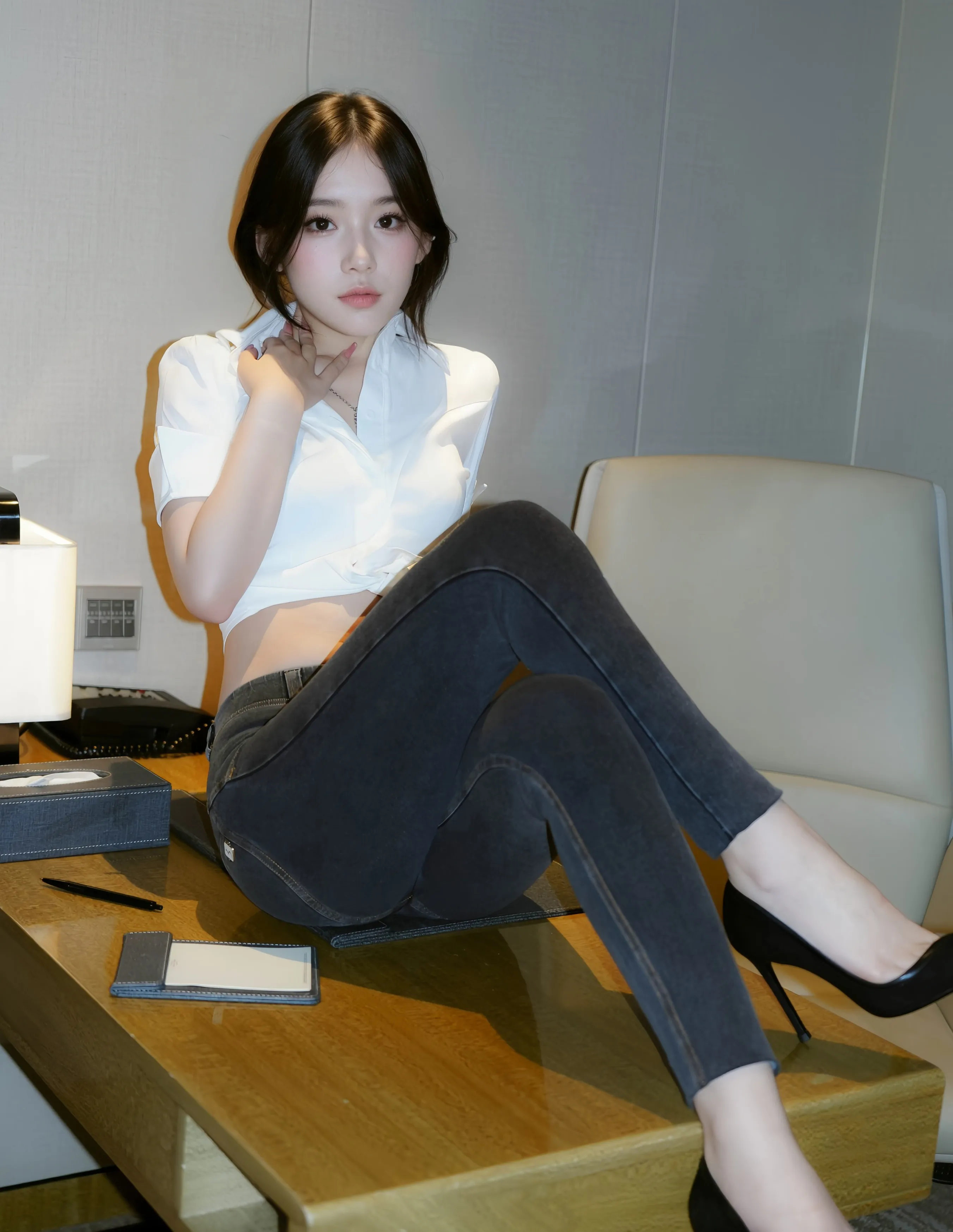 [XiuRen秀人网] No.10785 汁汁 蓝灰色内衣 性感写真 [76张]