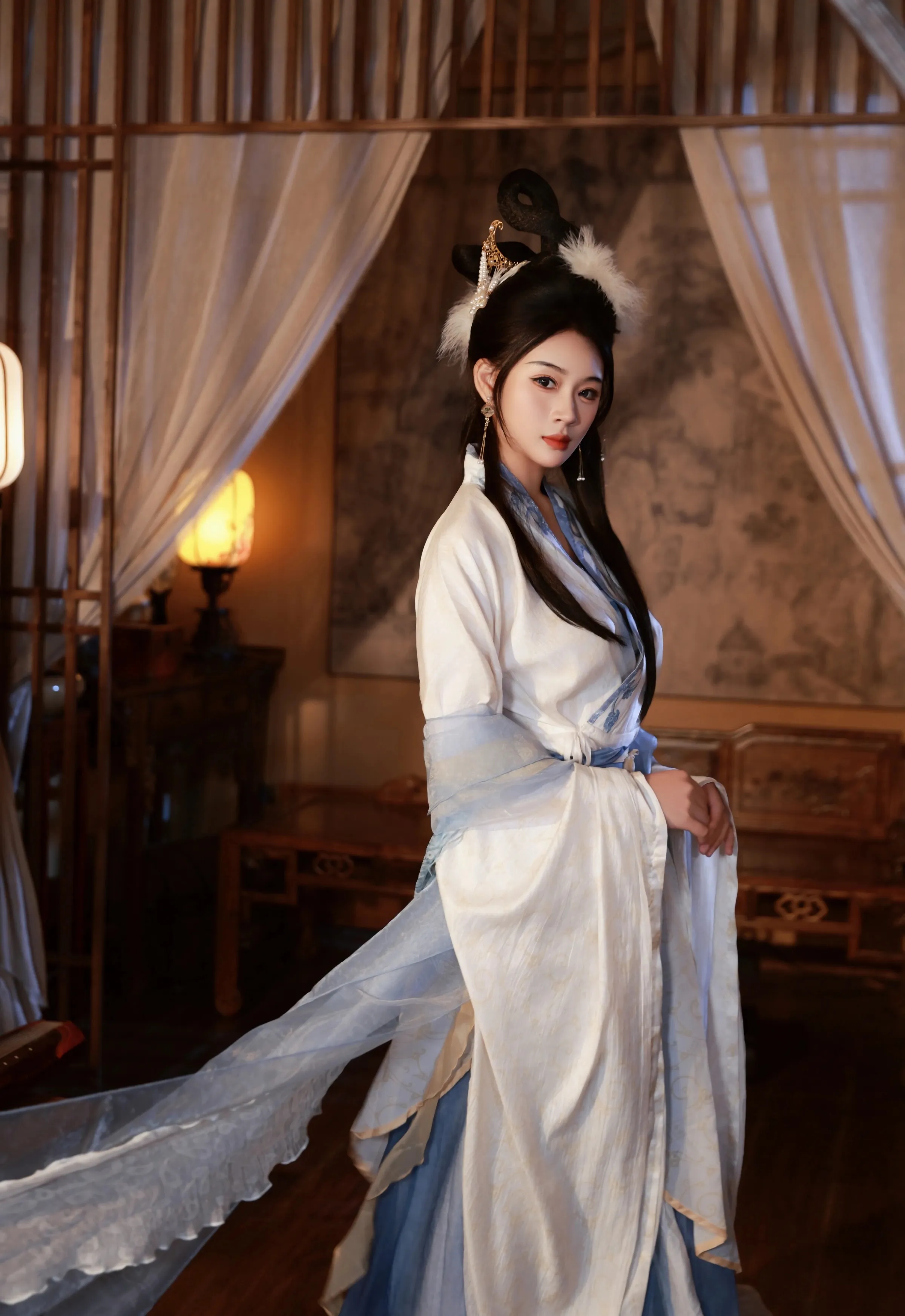 [XiuRen秀人网] No.10835 南乔 性感汉服 中秋主题 性感写真 [76张]插图