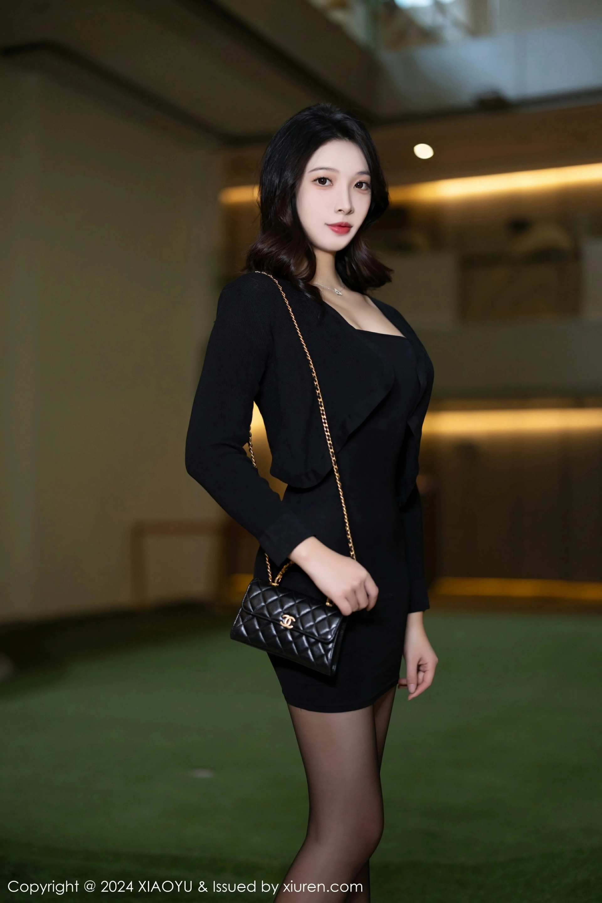 [XIAOYU语画界] VOL.1187 郑颖姗Bev 黑色蕾丝内衣 性感写真 [84张]插图1
