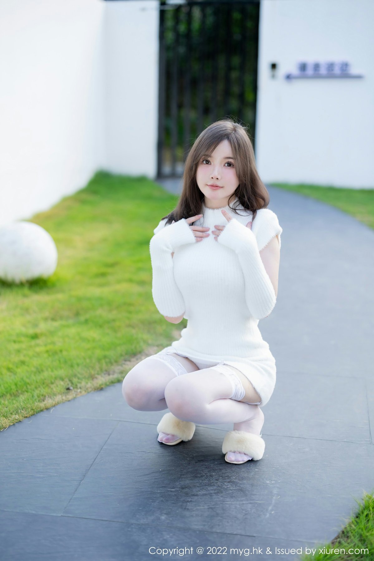 [MyGirl美媛馆] VOL.644 糯美子MINIbabe 性感白色蕾丝内衣 桂林心愿旅拍写真 [65张]插图