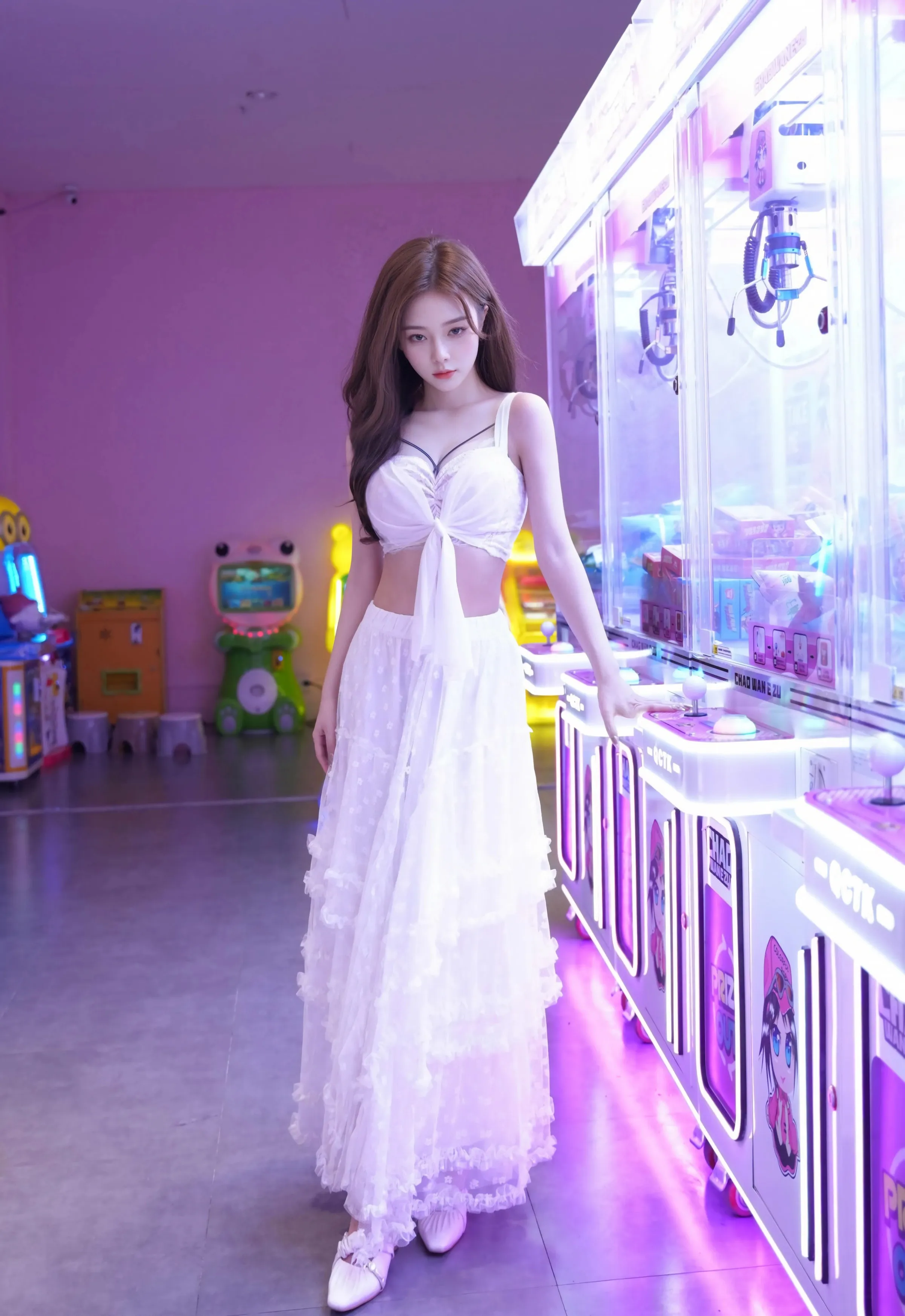 [XiuRen秀人网] No.10791 拍黄瓜girl 白色连衣裙 性感写真 [74张]