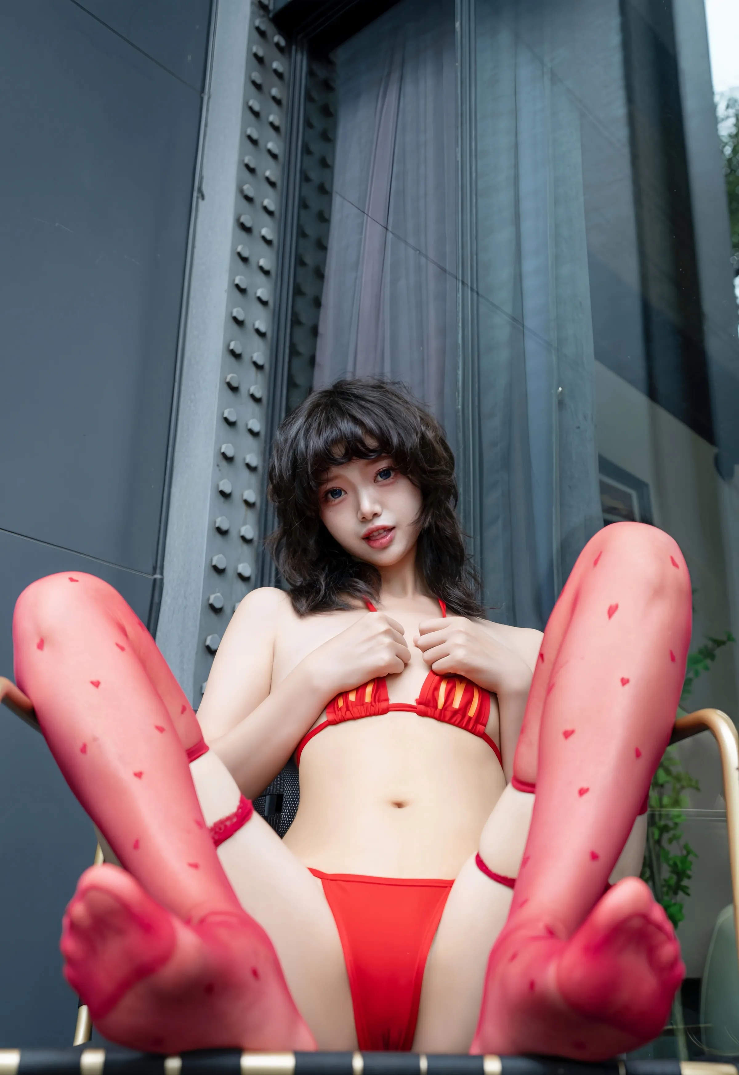 [XINGYAN星颜社] VOL.403 白虎巧巧 红色内衣 性感写真 [61张]插图1