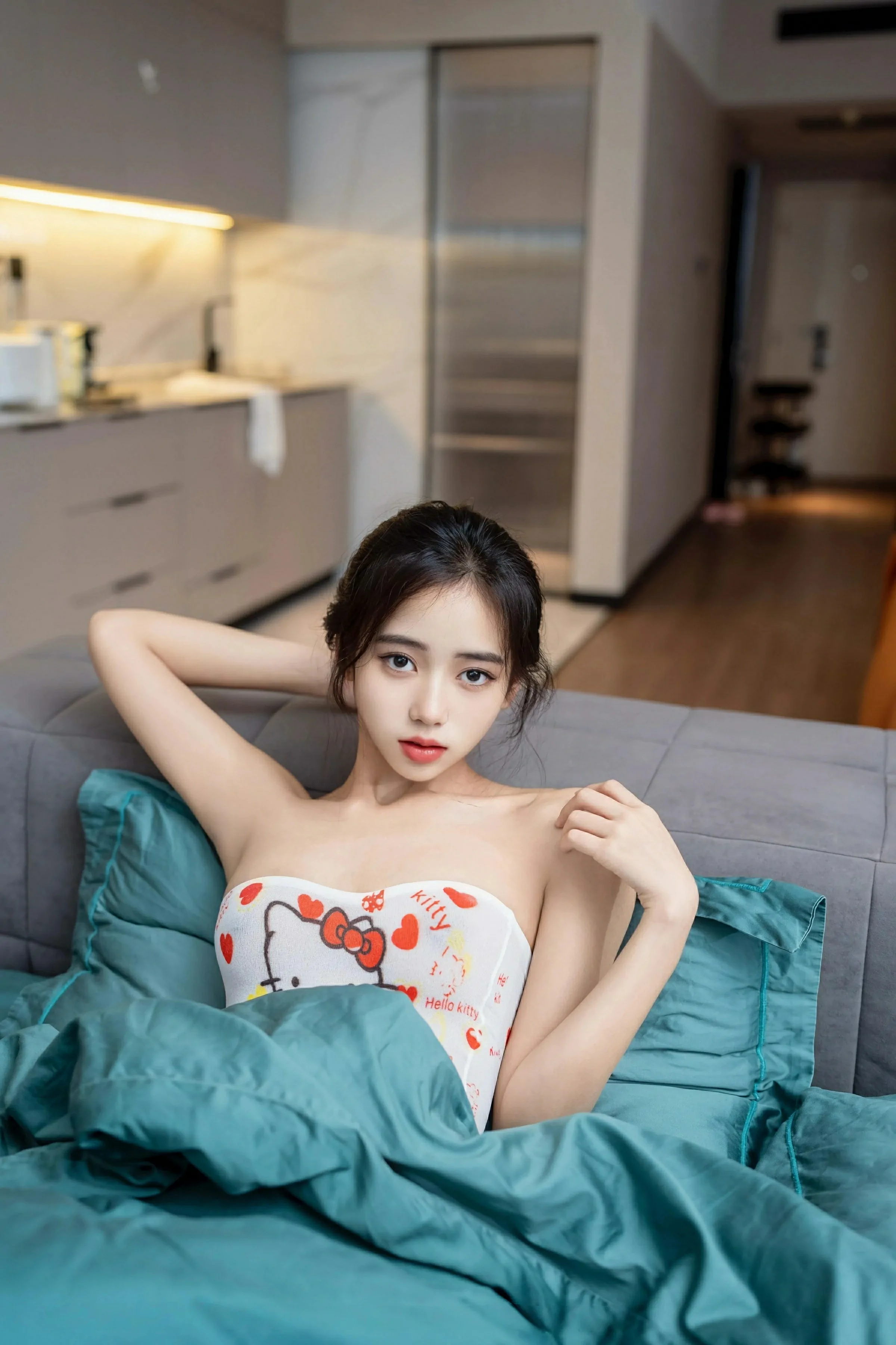 [XINGYAN星颜社] VOL.353 时安安 新人首套写真 性感白色内衣 [77张]插图1
