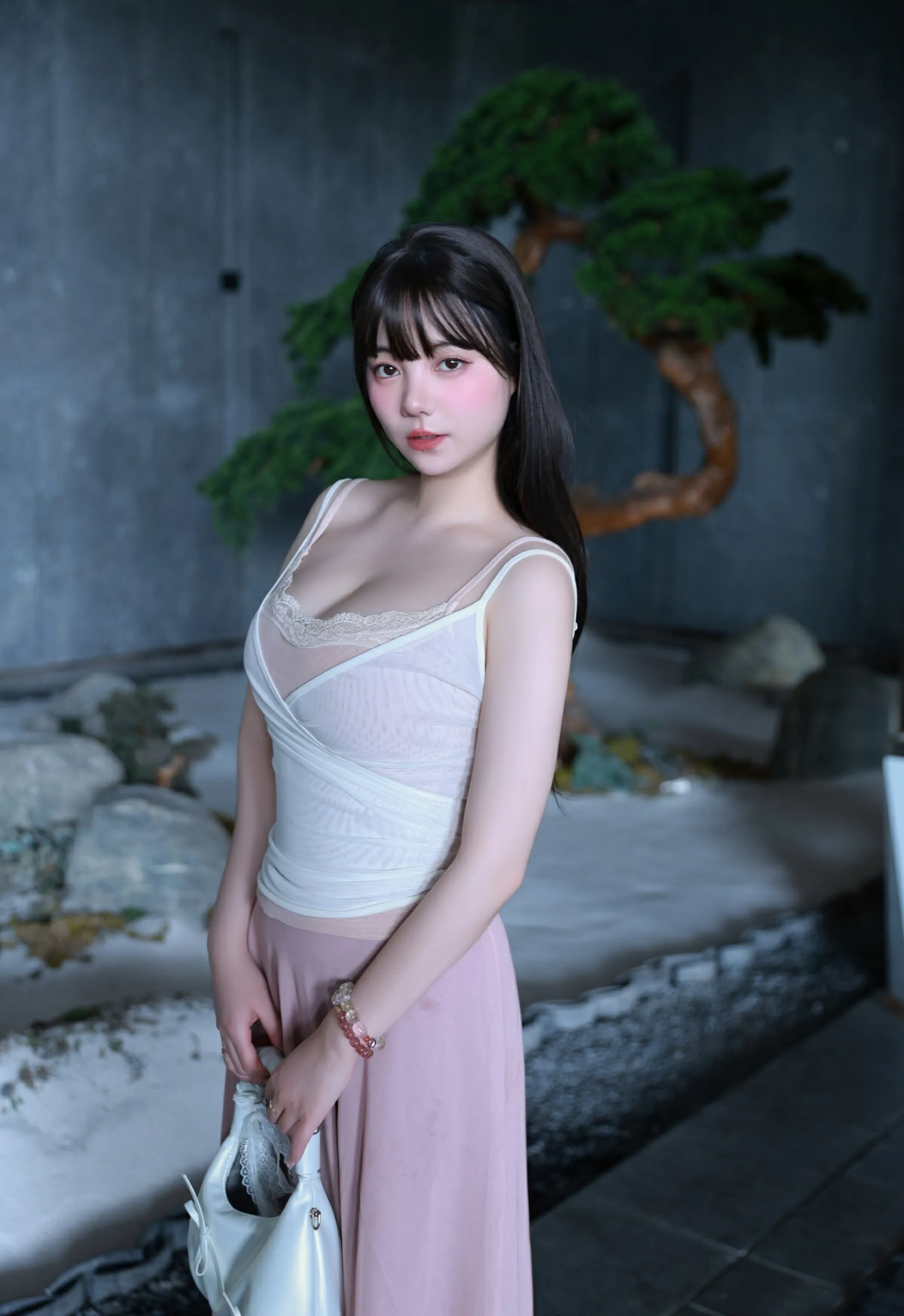 [XiuRen秀人网] No.10746 软情 粉色内衣 紫色长裙 性感写真 [86张]