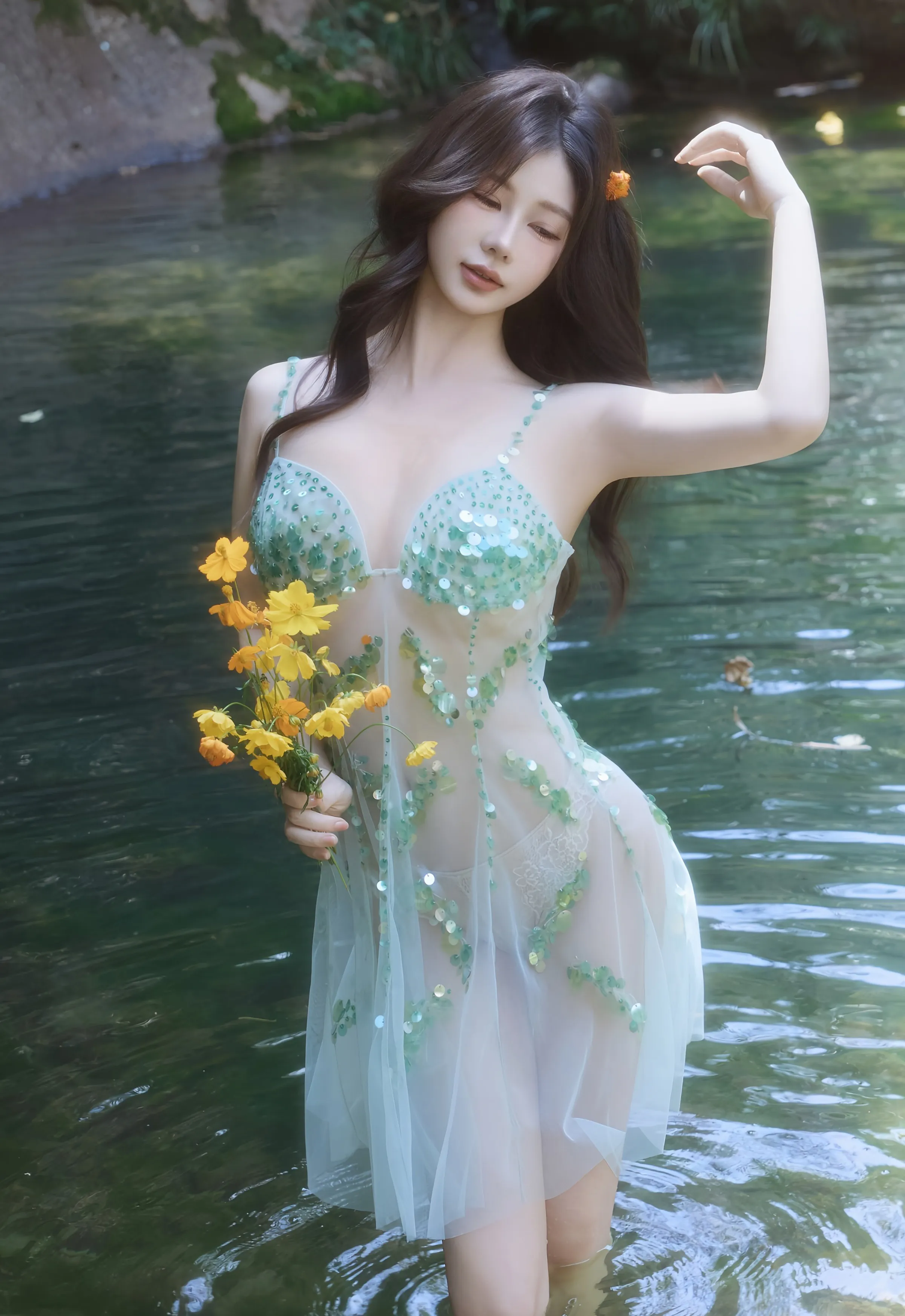 [XiuRen秀人网] No.10756 尹甜甜 亮片裙 性感写真 [60张]