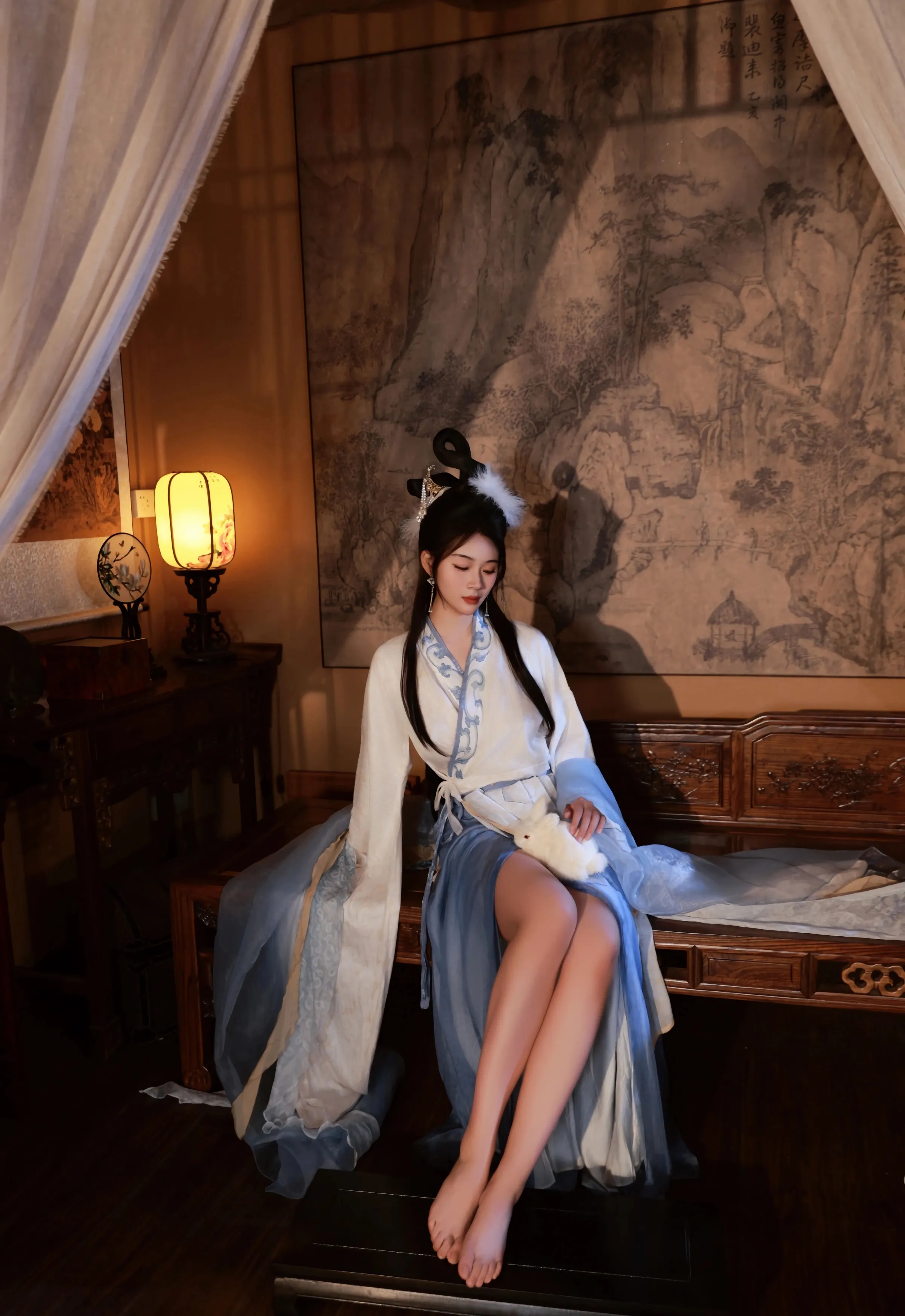 [XiuRen秀人网] No.10835 南乔 性感汉服 中秋主题 性感写真 [76张]插图1