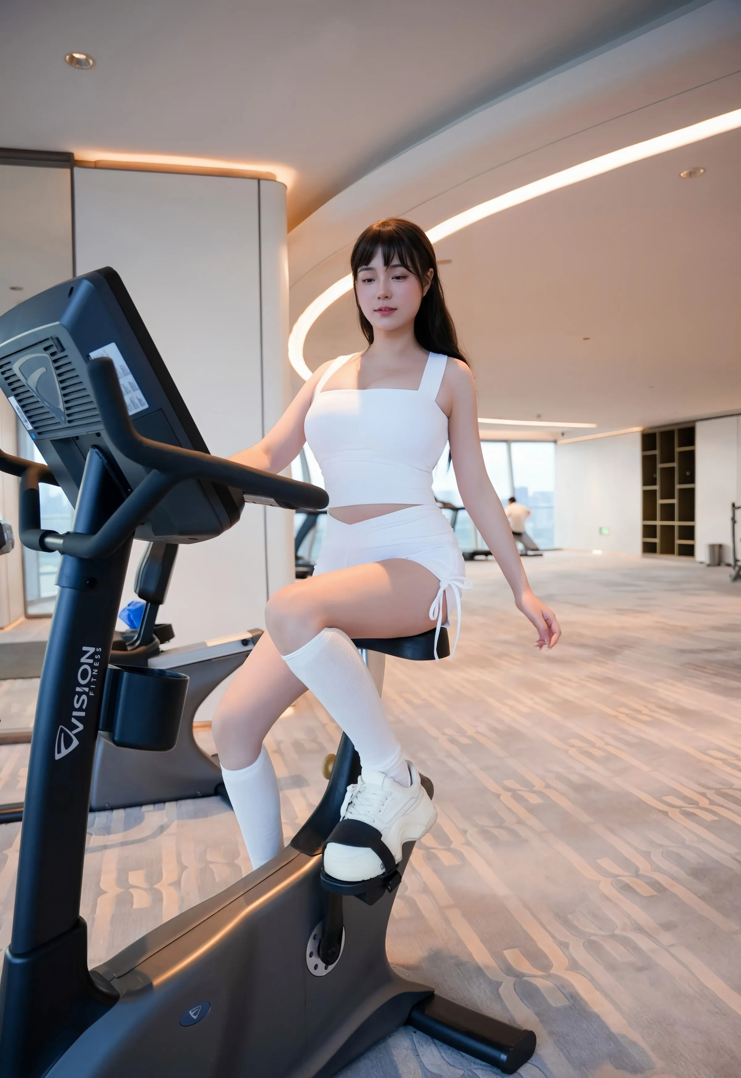 [XiuRen秀人网] No.10808 软情 白色运动服 性感写真 [81张]