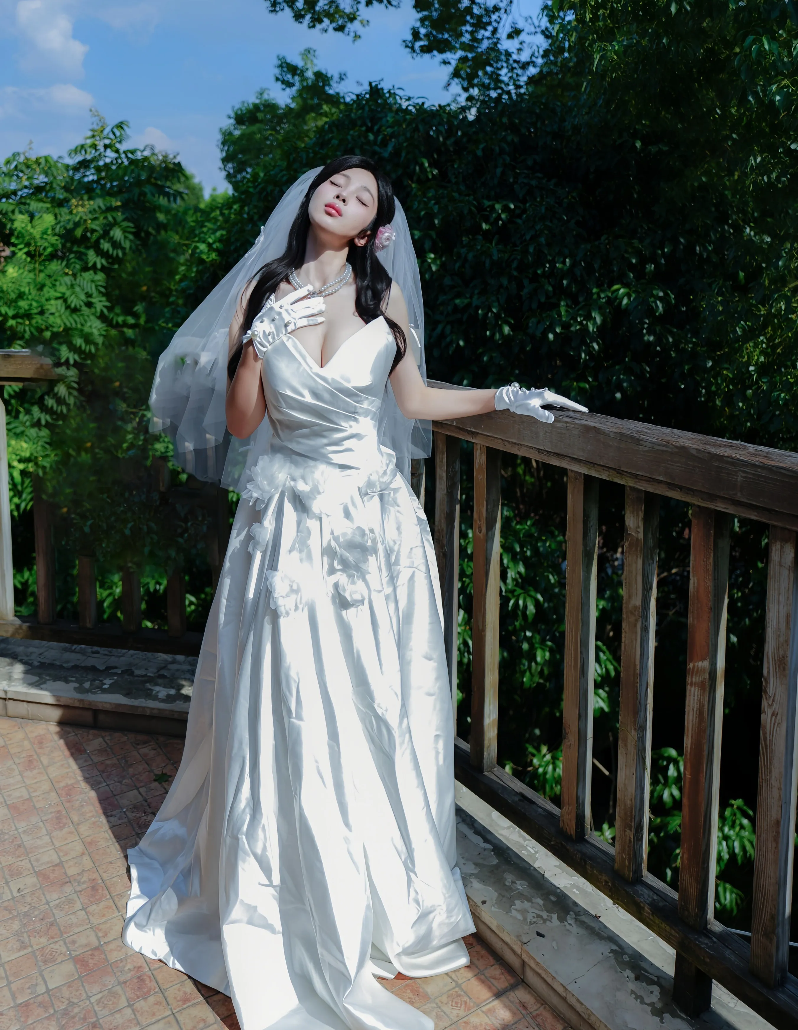 [XiuRen秀人网] No.10769 朱朱molly 新人首套写真 性感白色婚纱 [54张]插图
