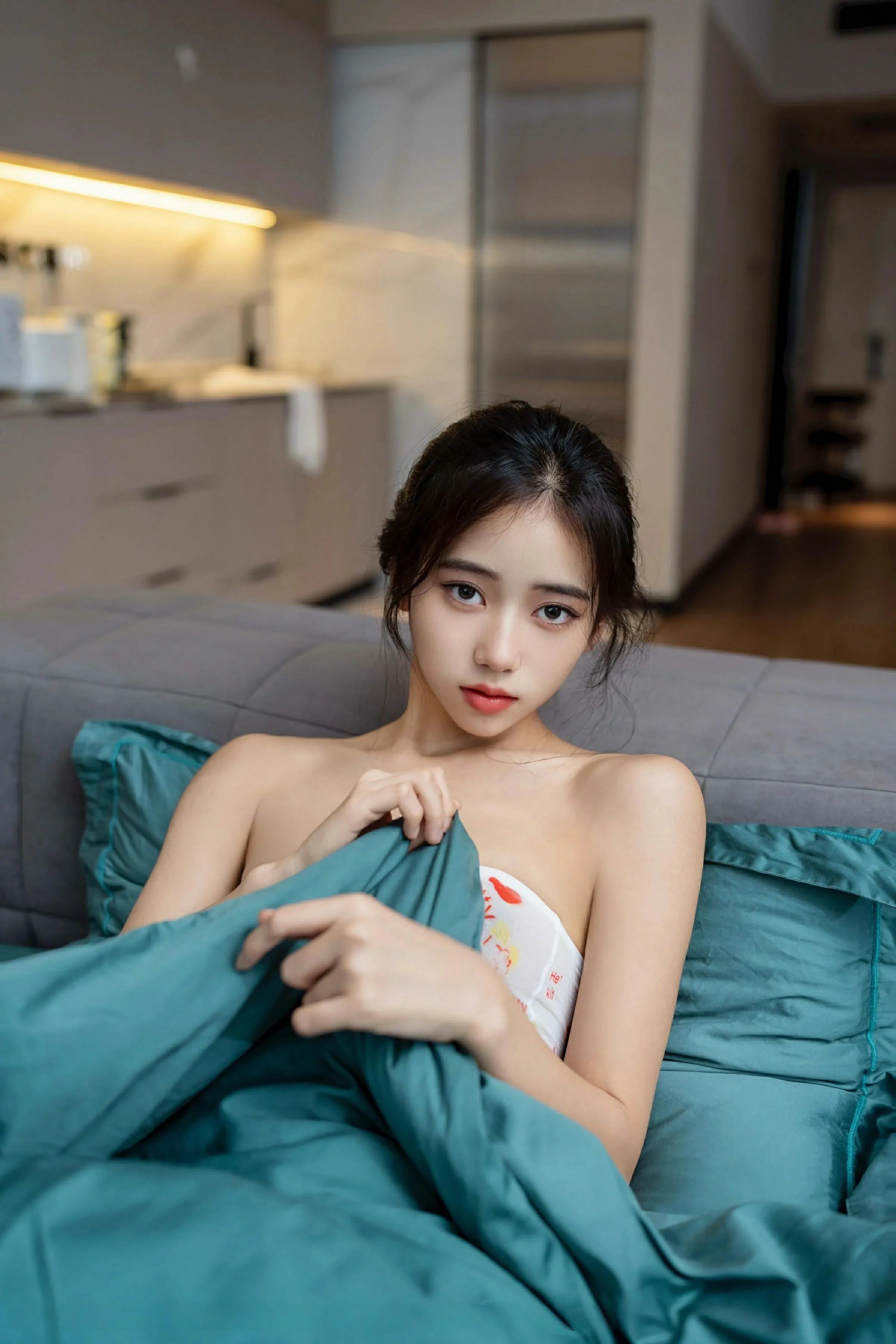 [XINGYAN星颜社] VOL.353 时安安 新人首套写真 性感白色内衣 [77张]插图