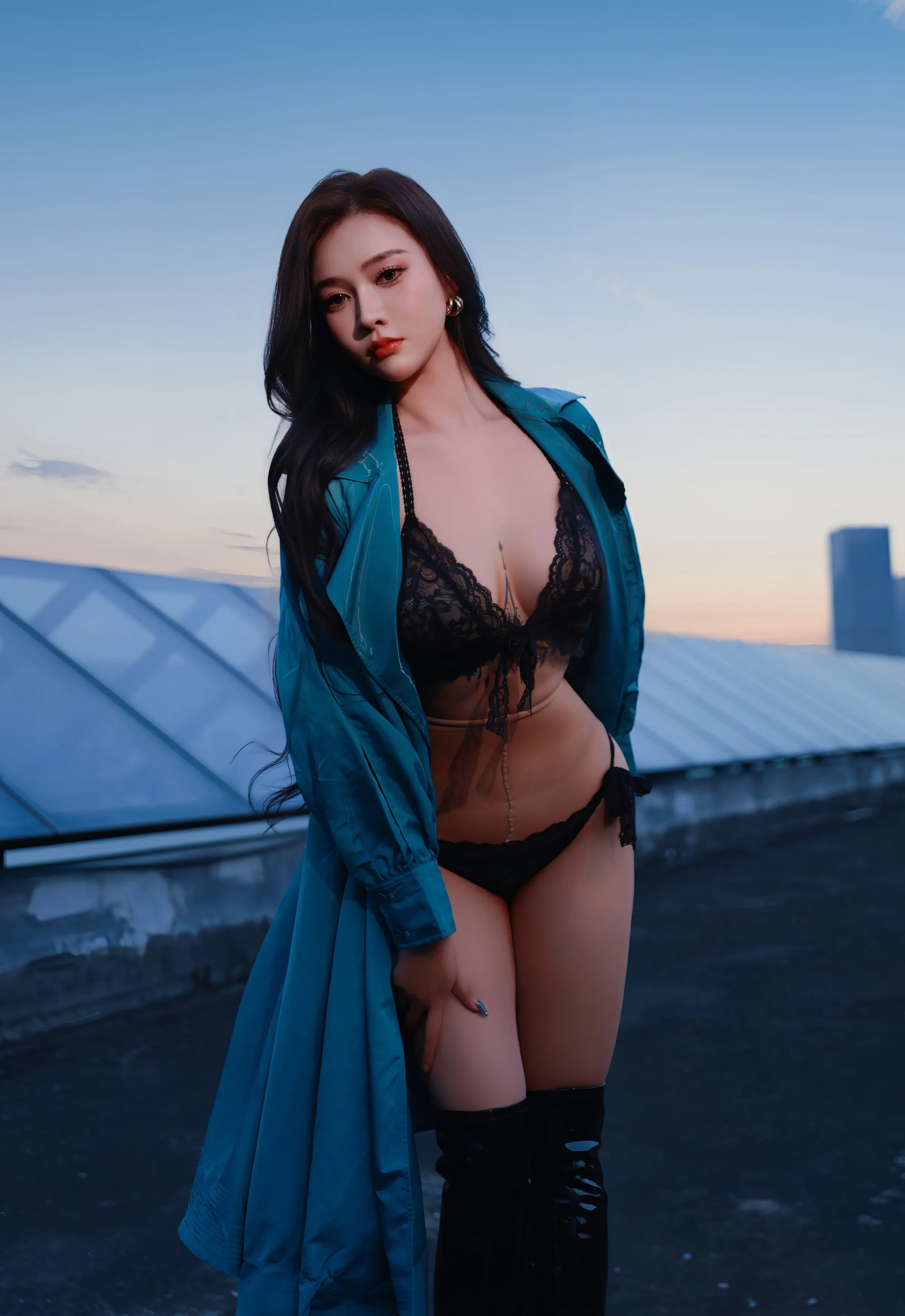 [XiuRen秀人网] No.10776 娜比 黑色内衣 性感写真 [82张]插图
