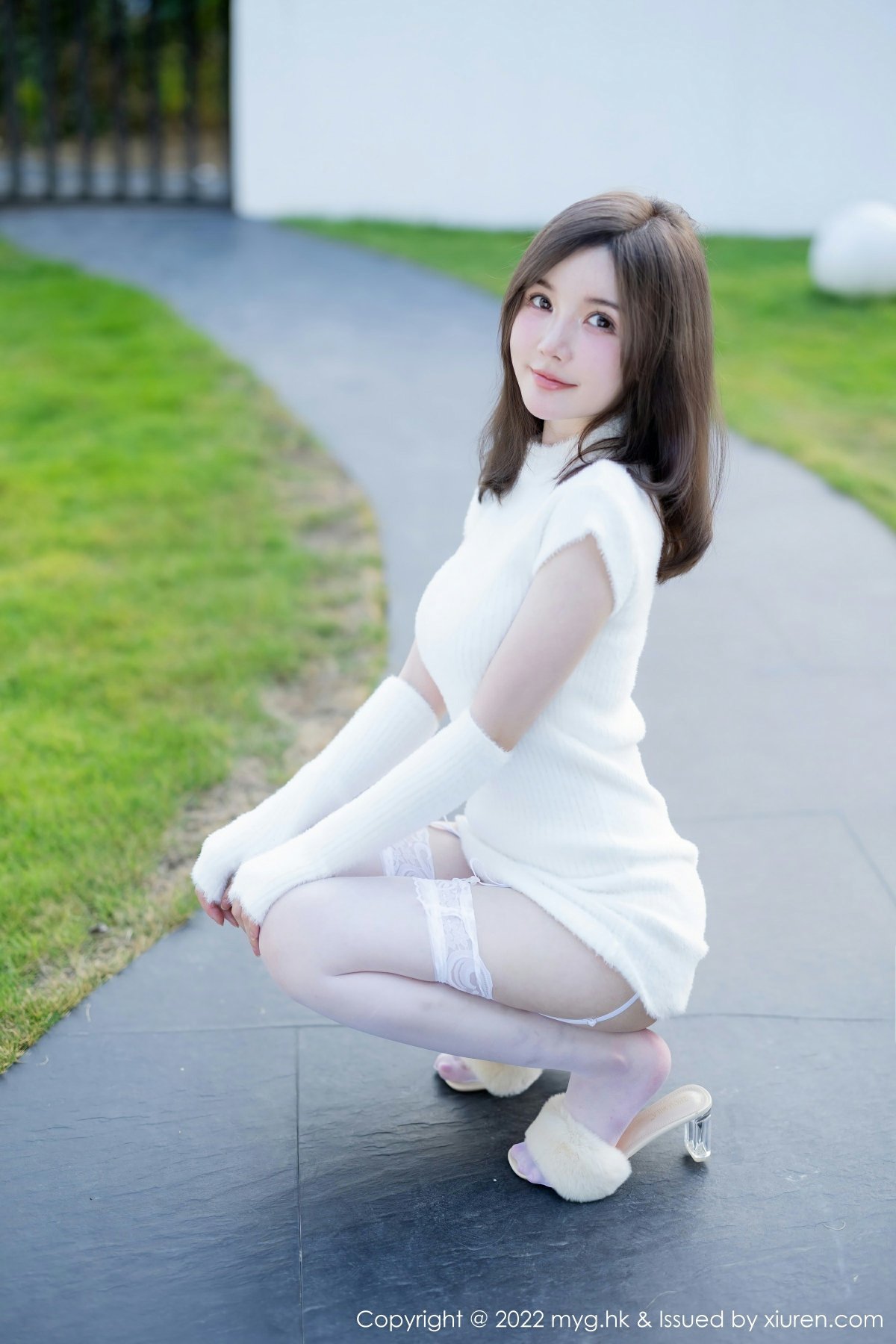 [MyGirl美媛馆] VOL.644 糯美子MINIbabe 性感白色蕾丝内衣 桂林心愿旅拍写真 [65张]插图