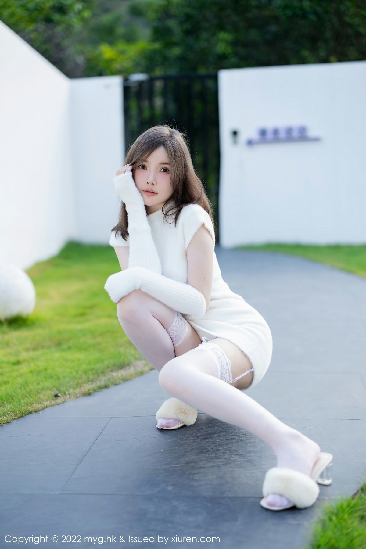 [MyGirl美媛馆] VOL.644 糯美子MINIbabe 性感白色蕾丝内衣 桂林心愿旅拍写真 [65张]插图