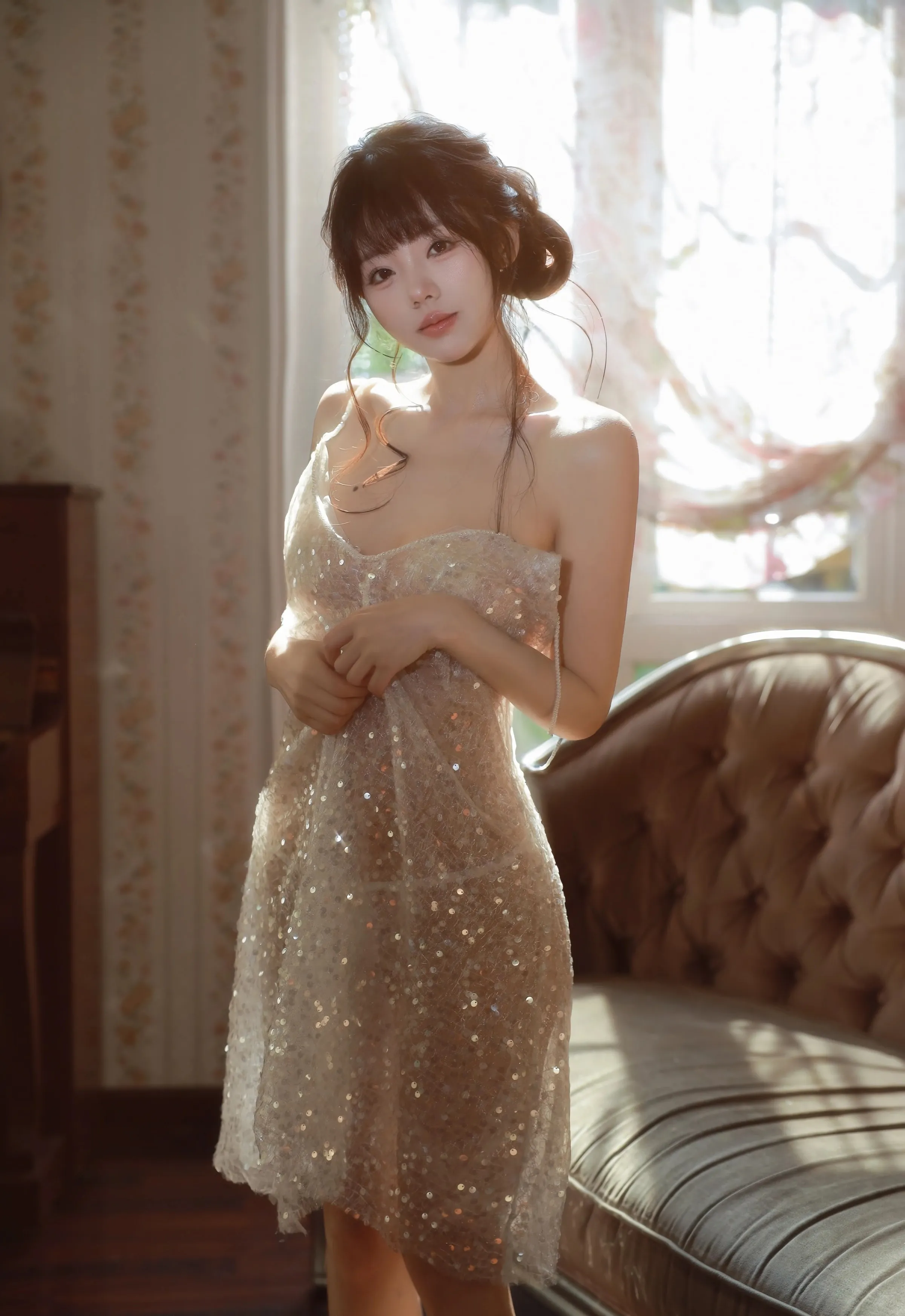 [XiuRen秀人网] No.10799 佘贝拉Bella 性感白色内衣 杭州-大连旅拍写真 [73张]插图